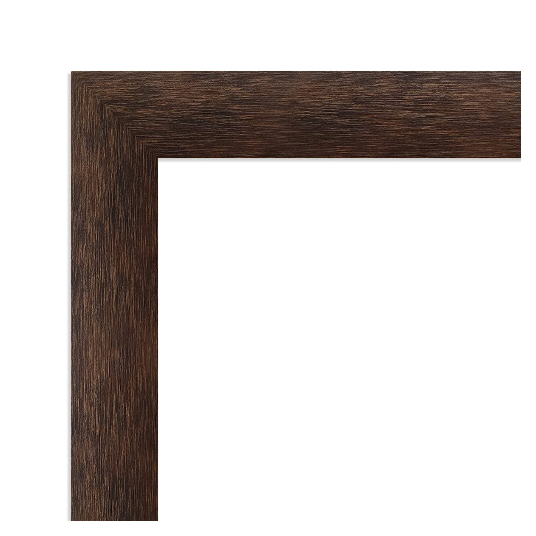 Warm Walnut Narrow Wood Picture Frame 18"x22"