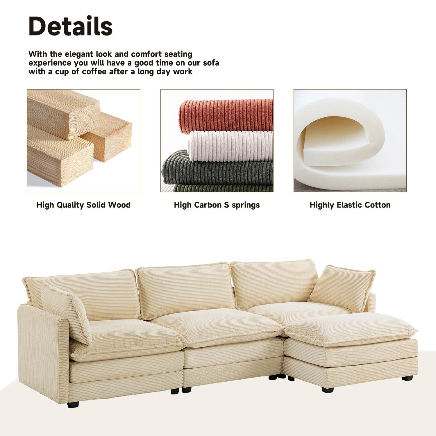 JEAREY XNECW-BK Sofas-Loveseats - View #3