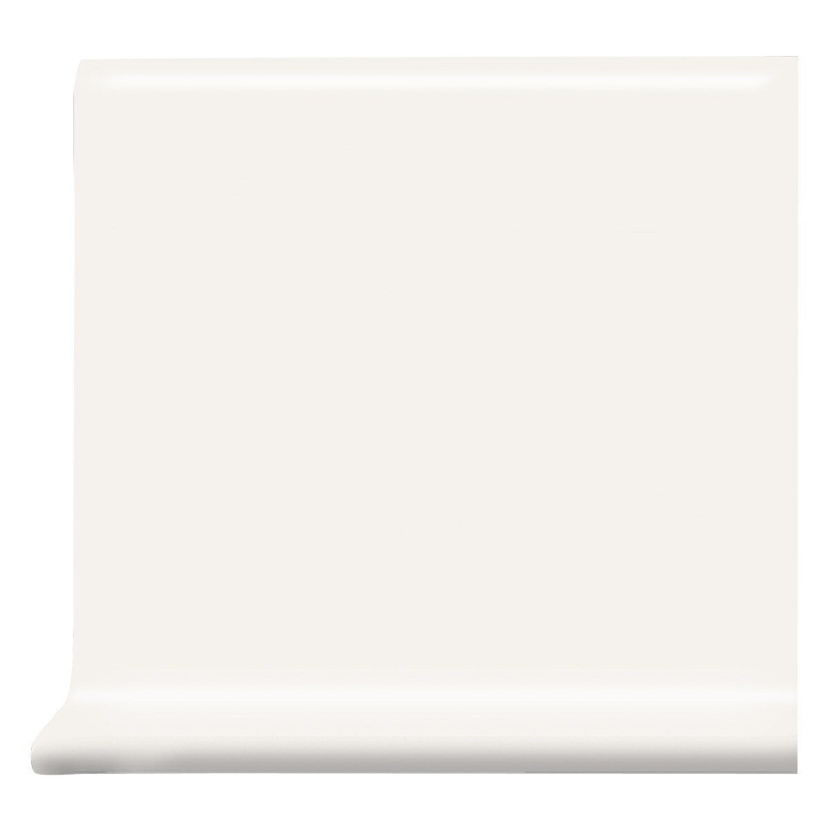 American Olean Bright White Gloss Ceramic Cove Base Tile (6-in x 6-in)