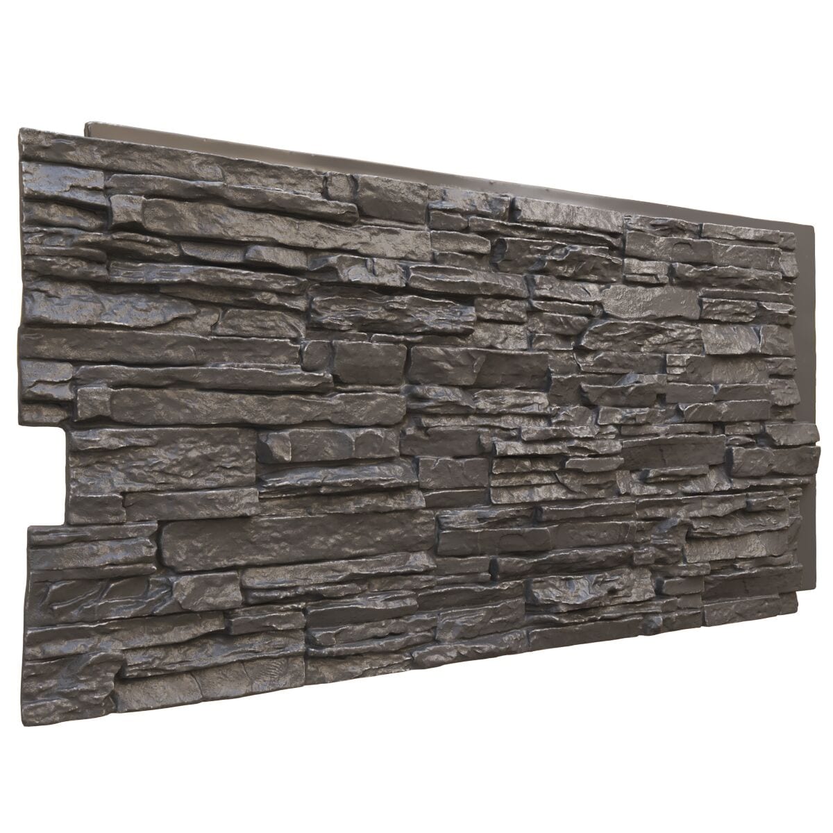 Ekena Millwork 45.75-in x 24.5-in Canyon Ridge Stacked Stone 8-sq ft ...