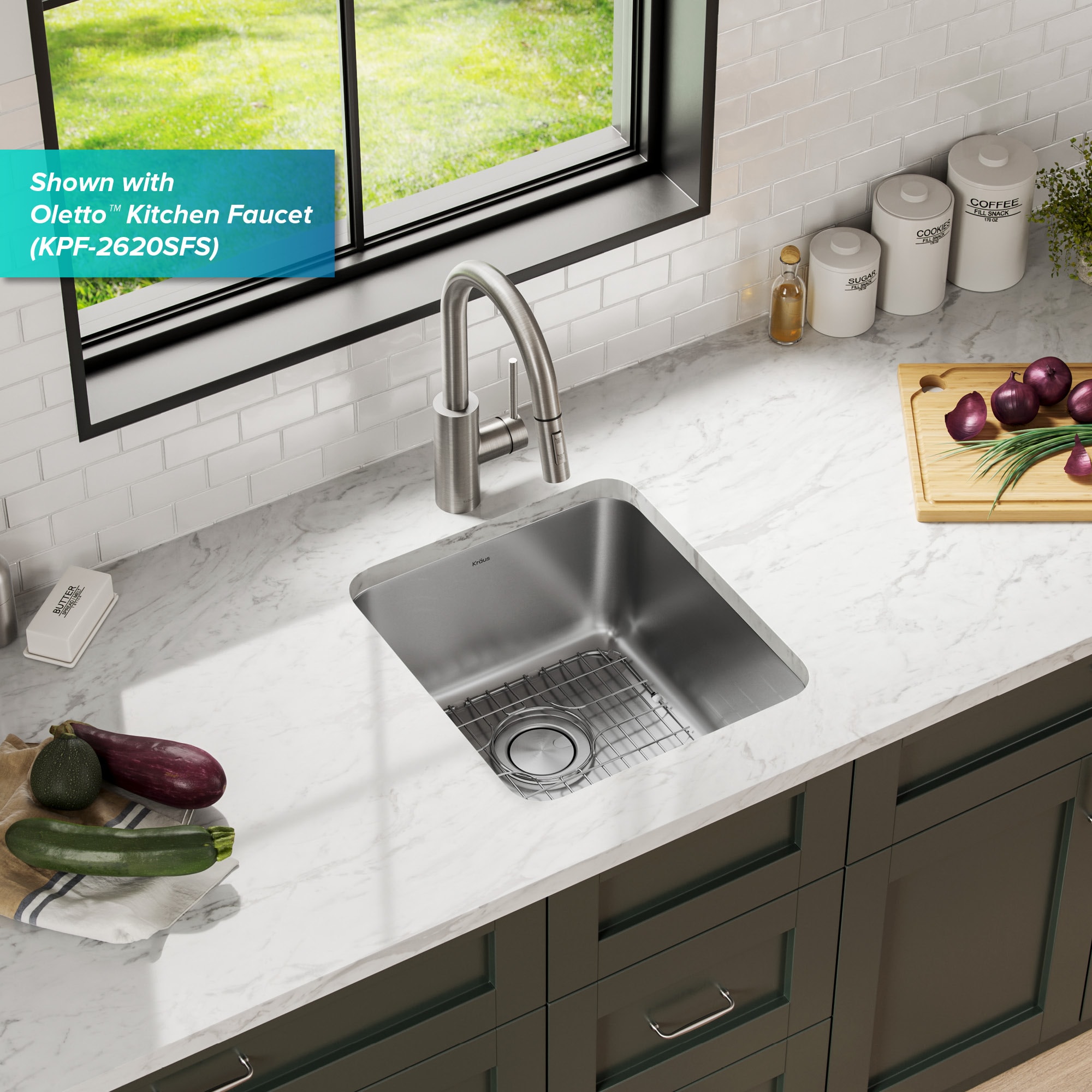 Kraus KA1US17B Bar-Prep-Sinks - View #2