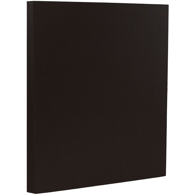 Jam Paper Recycled Paper, 8.5 x 11, 32 lb Black Linen, 50 Sheets/Pack
