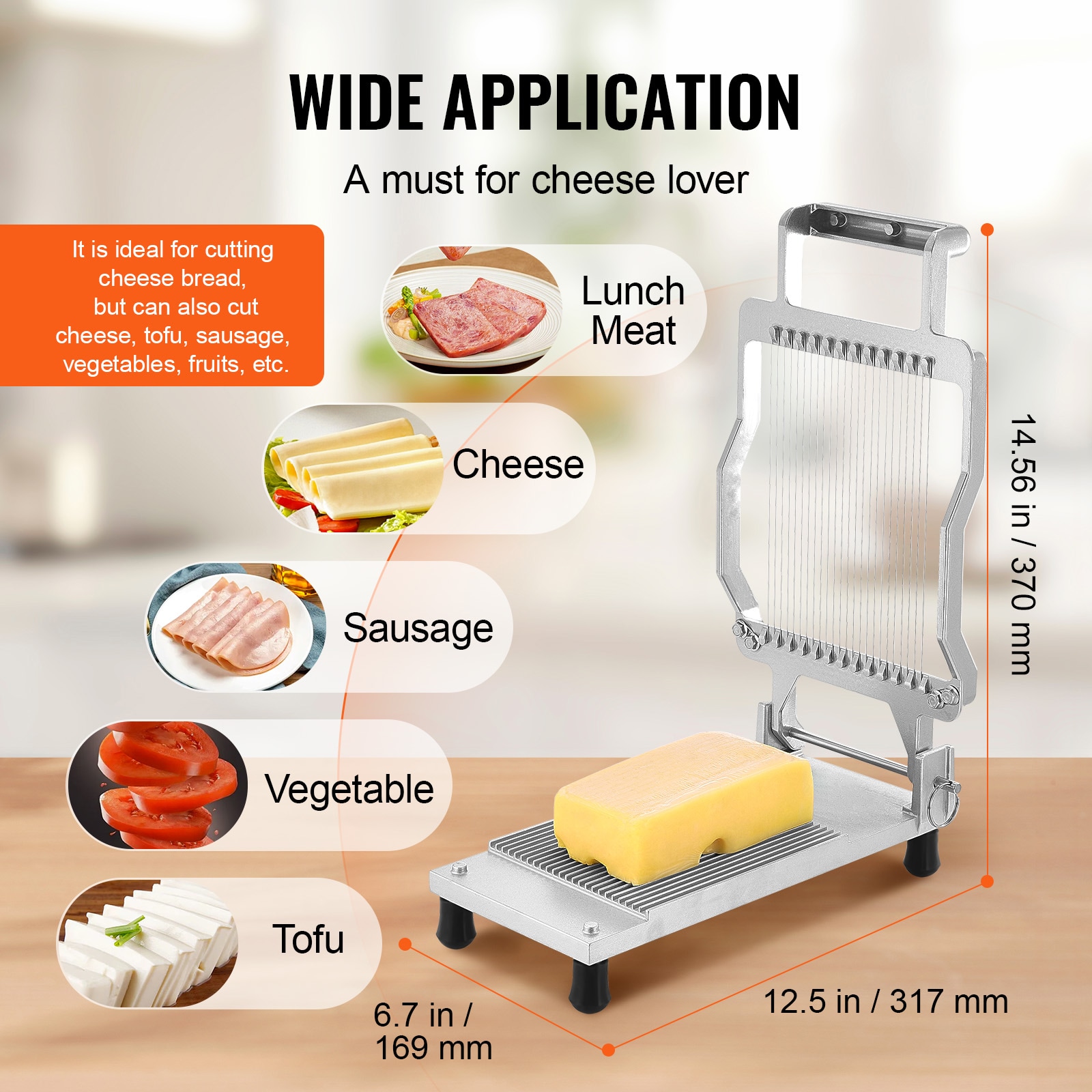 VEVOR MBNLQPJBXGLHS8682V0 Food-Slicers - View #7