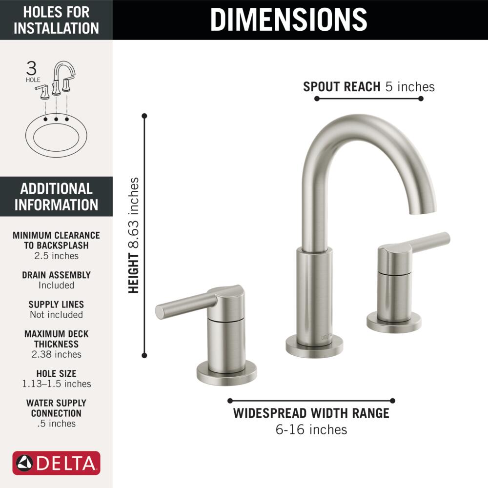 Delta 35749LF-SS Lavatory-Faucets - View #6