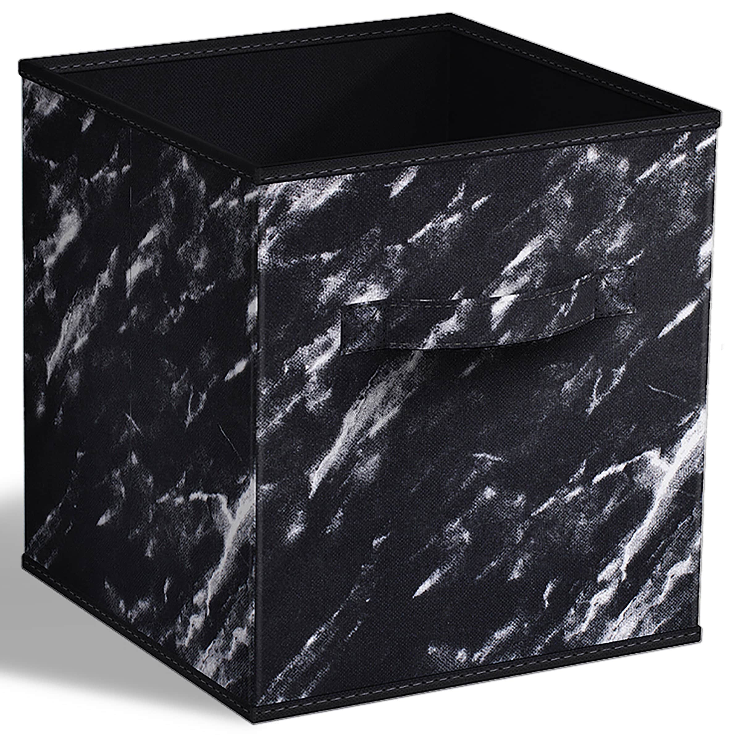 SORBUS  11 Inch Foldable Fabric Storage Cube Bin with Handle for Organizing Home Closet Bedroom Playroom and More