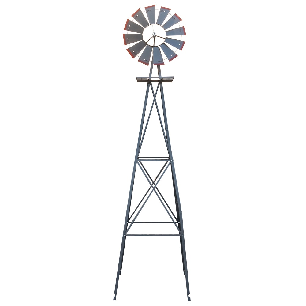 Winado LO1G57000403 Windmill 96-Inches 12 -Blade Iron Decorative Windmill