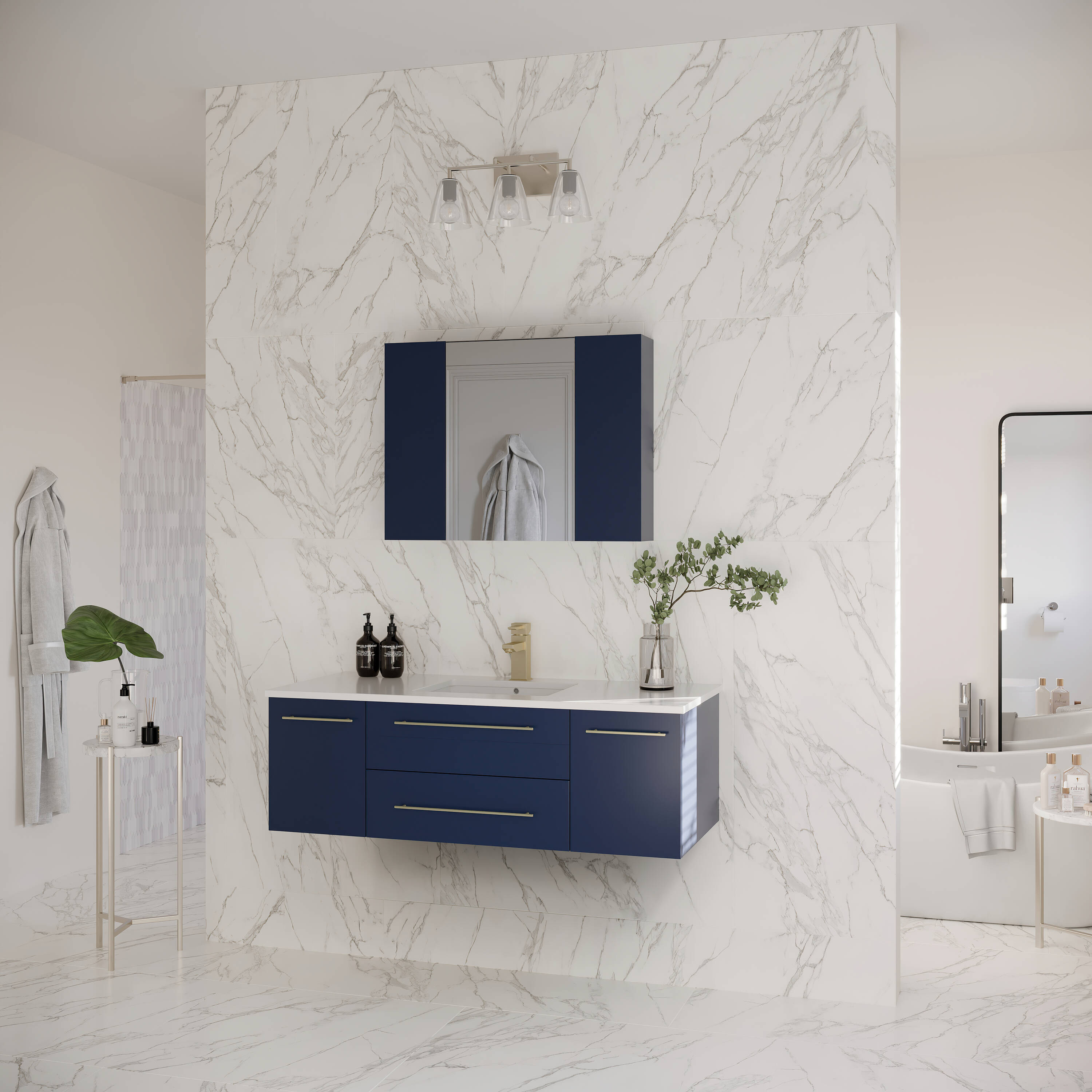 Fresca FVN6148RBL-UNS Bath-Vanity-Combo - View #4