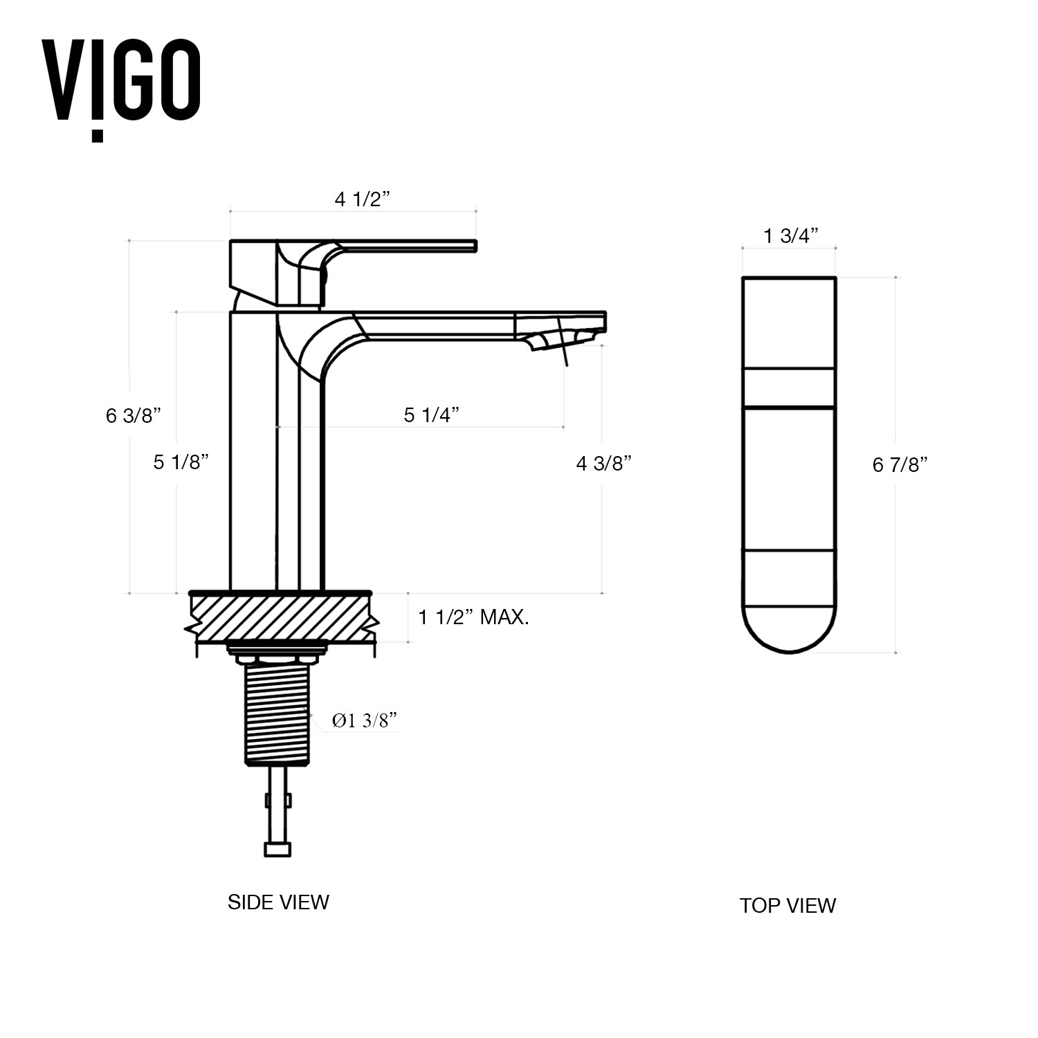 VIGO VG01043MBK1 Lavatory-Faucets - View #8