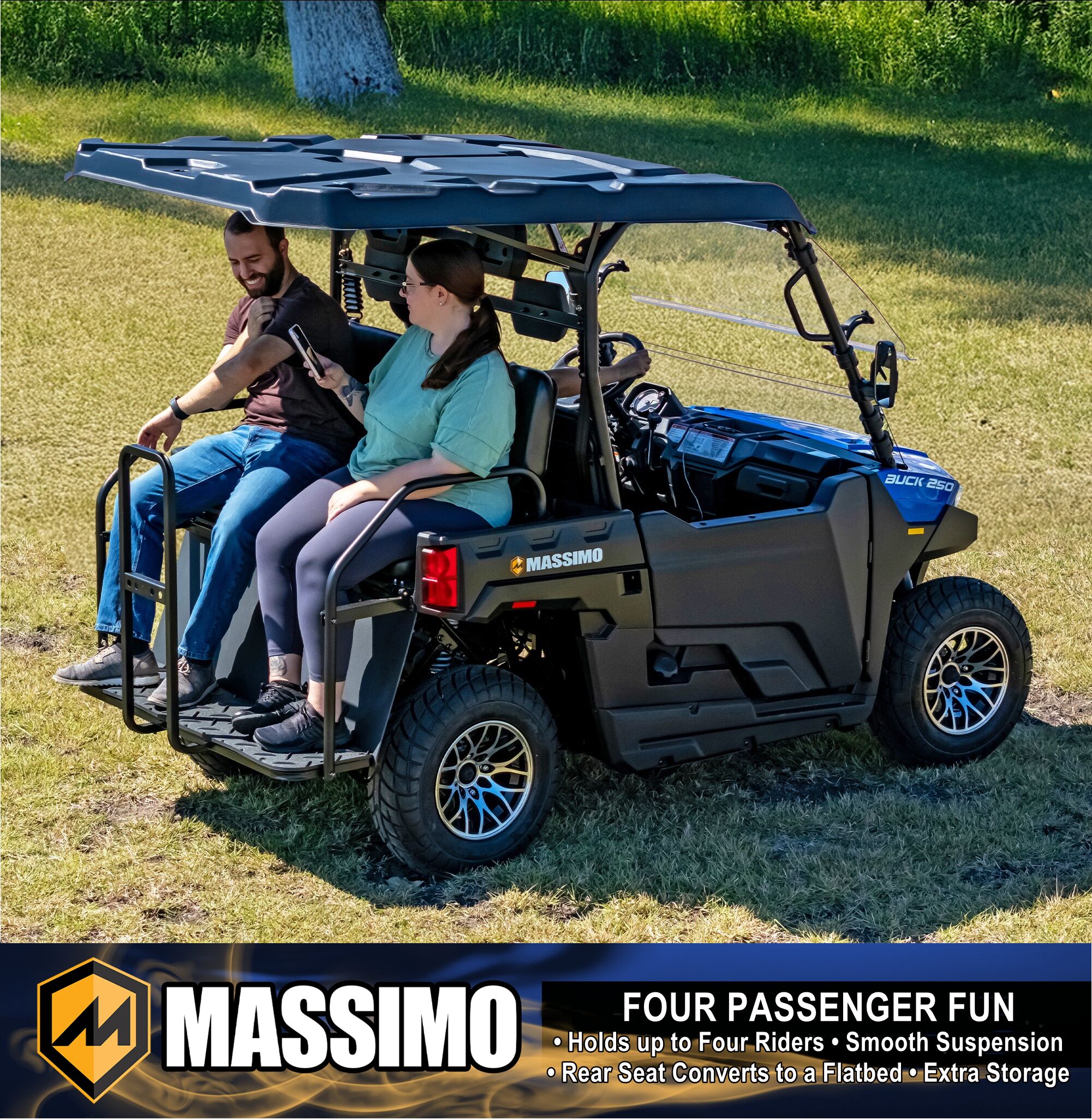 Massimo MM-BK250X-BL Motorized-Vehicles - View #7