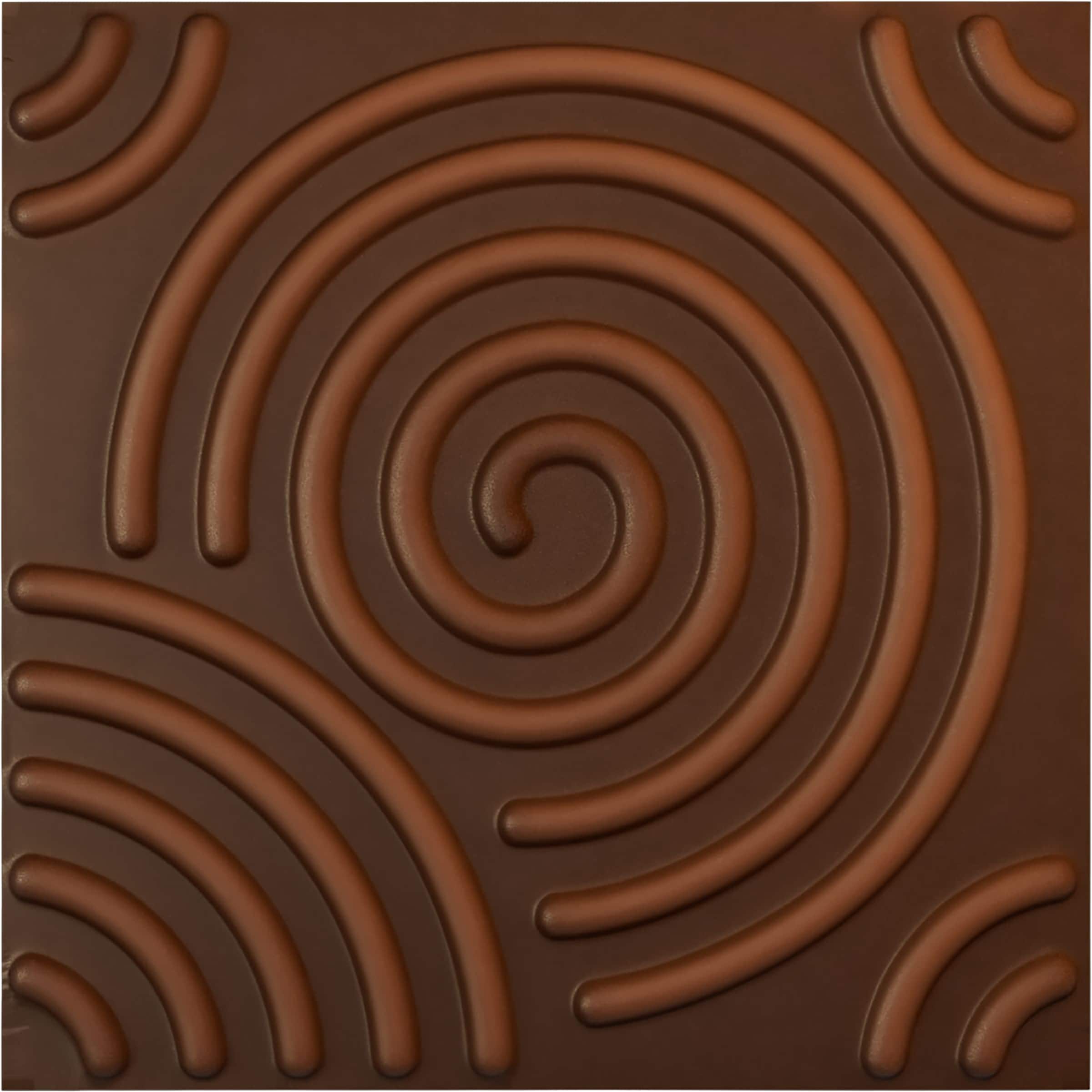 Ekena Millwork WP20X20SPDRU 19-5/8-in x 19-5/8-in Embossed Paintable/Stainable Red PVC Wall Panel (