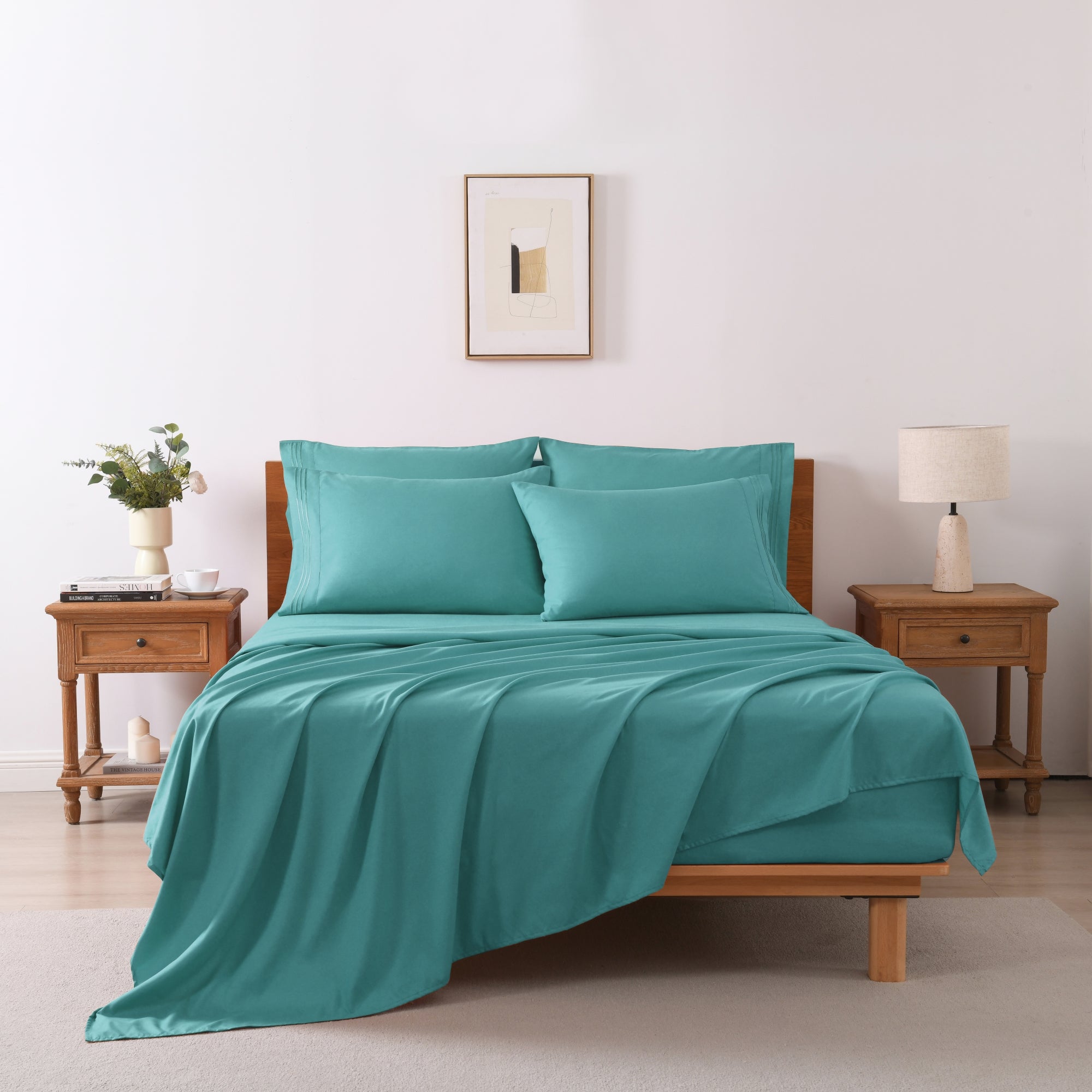 MarCielo S4PCS T TEAL Sheet-Sets - View #2