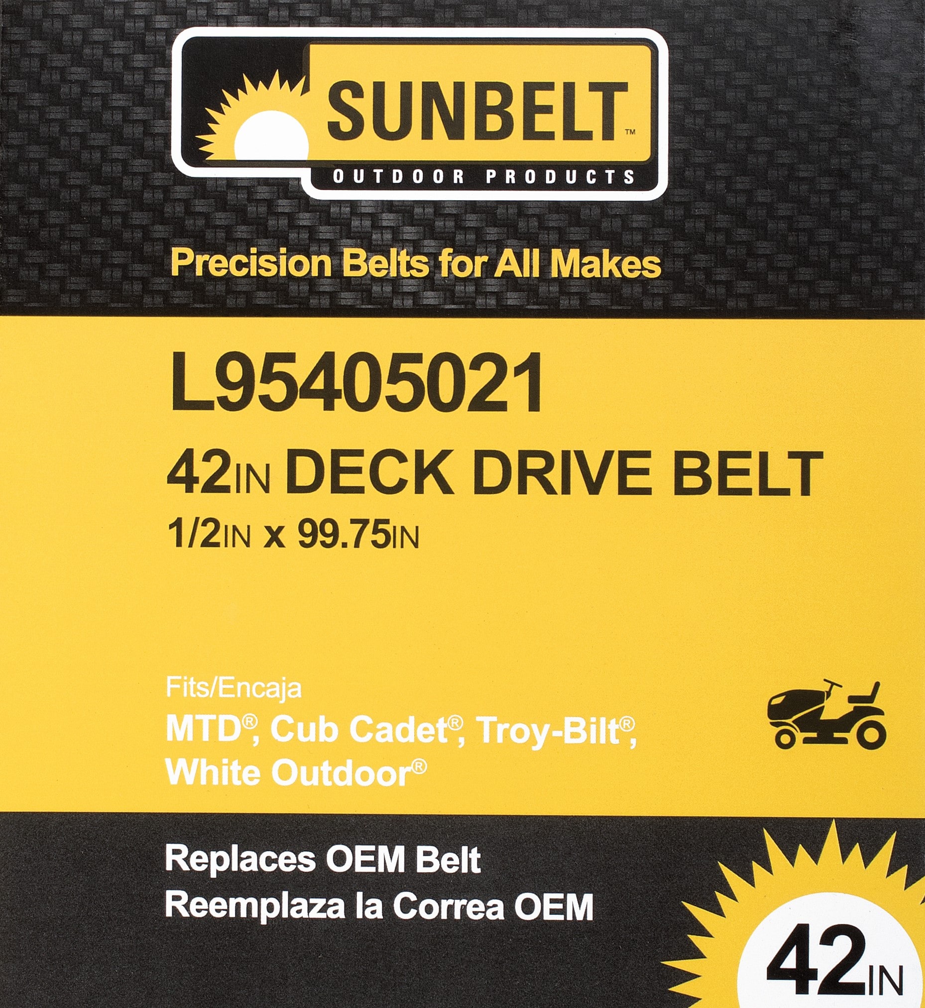 Sunbelt L95405021 Riding-Mower-Belts - View #5