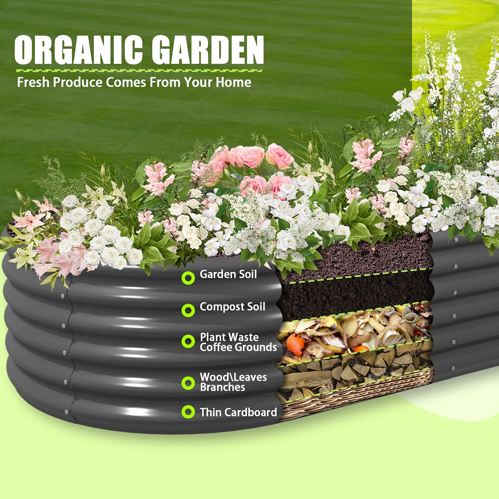 Zeus & Ruta 840GARBED-12 Raised-Garden-Beds - View #6