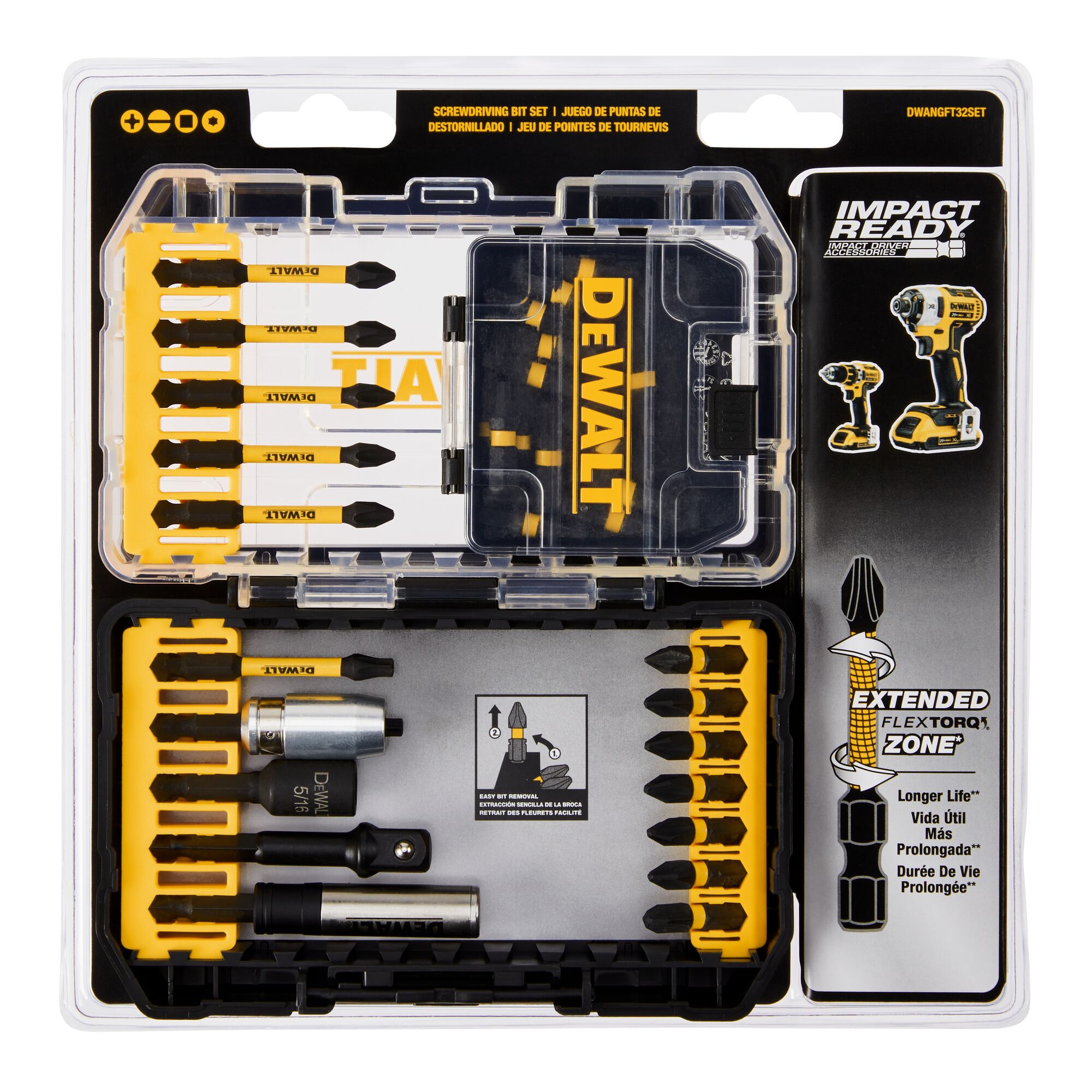 DEWALT DWANGFT32SET Impact-Screwdriving-Bits - View #2