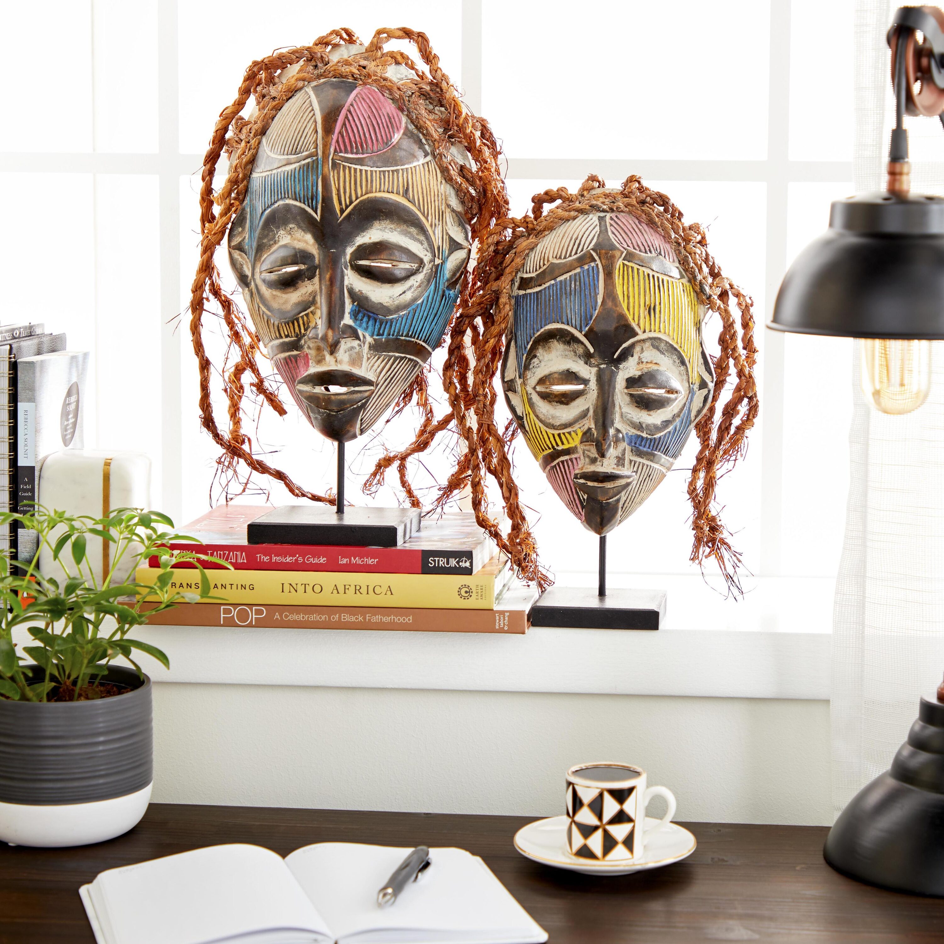 Grayson Lane 14518 2 -Pack Multiple colors/finishes Wood Eclectic Sculpture