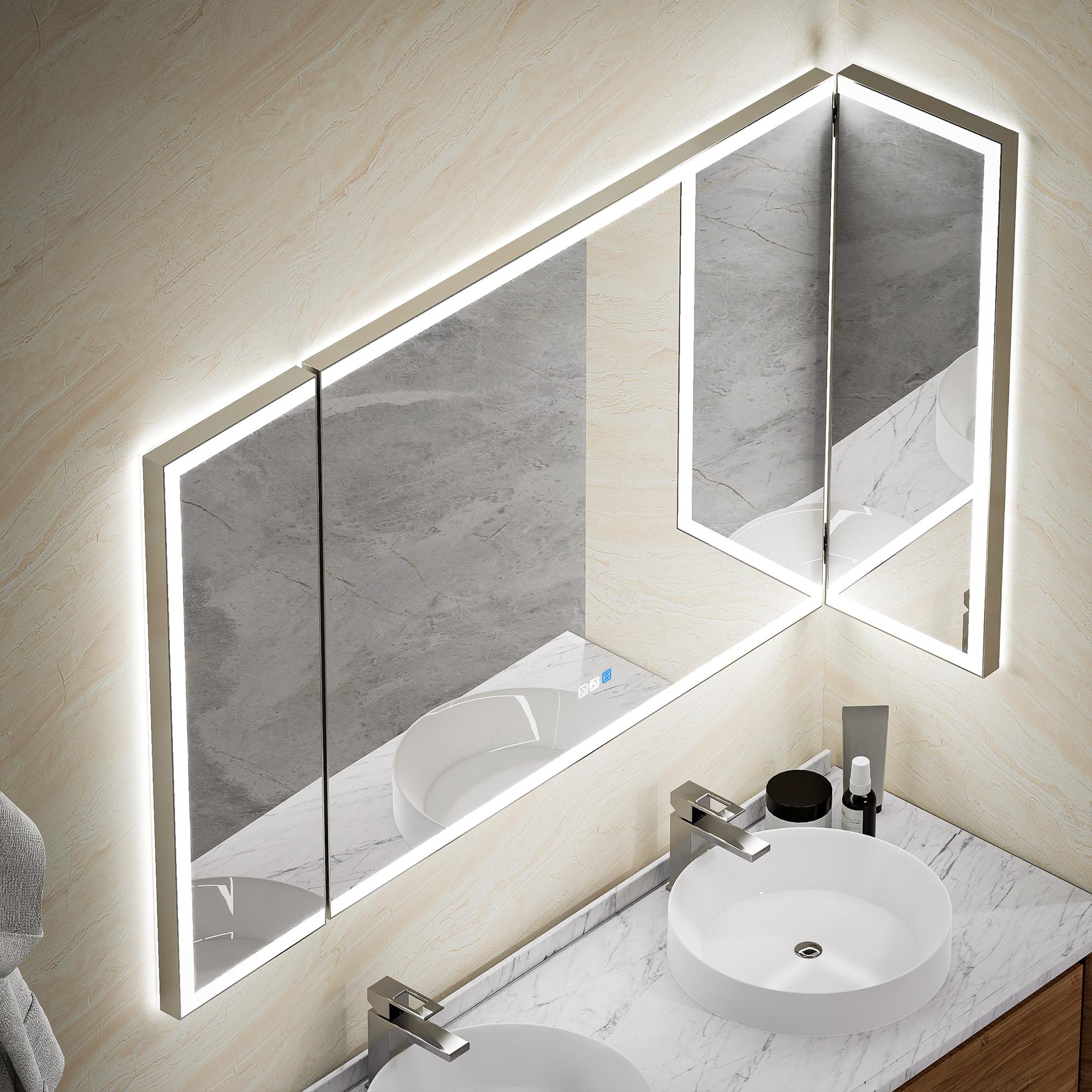 Bayfeve BFXB-9V6636-MIR Framed-Bath-Mirrors - View #5
