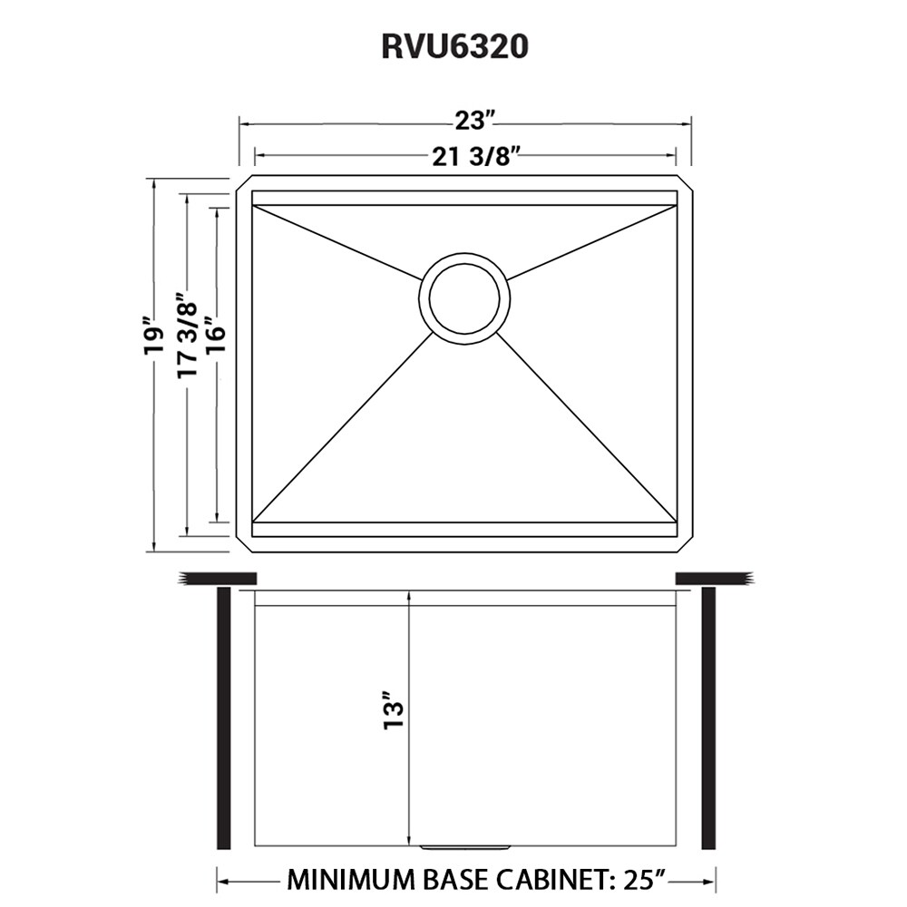 Ruvati RVU6320 Laundry-Tubs-Utility-Sinks - View #11