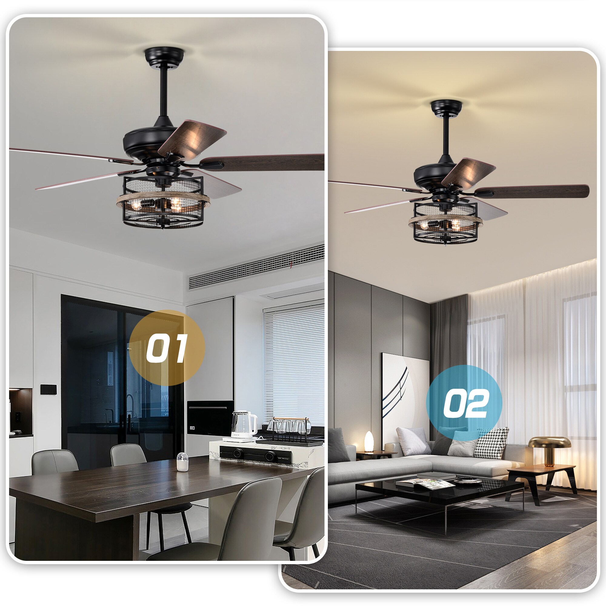 SINOFURN SYB570087MB Ceiling-Fans - View #2