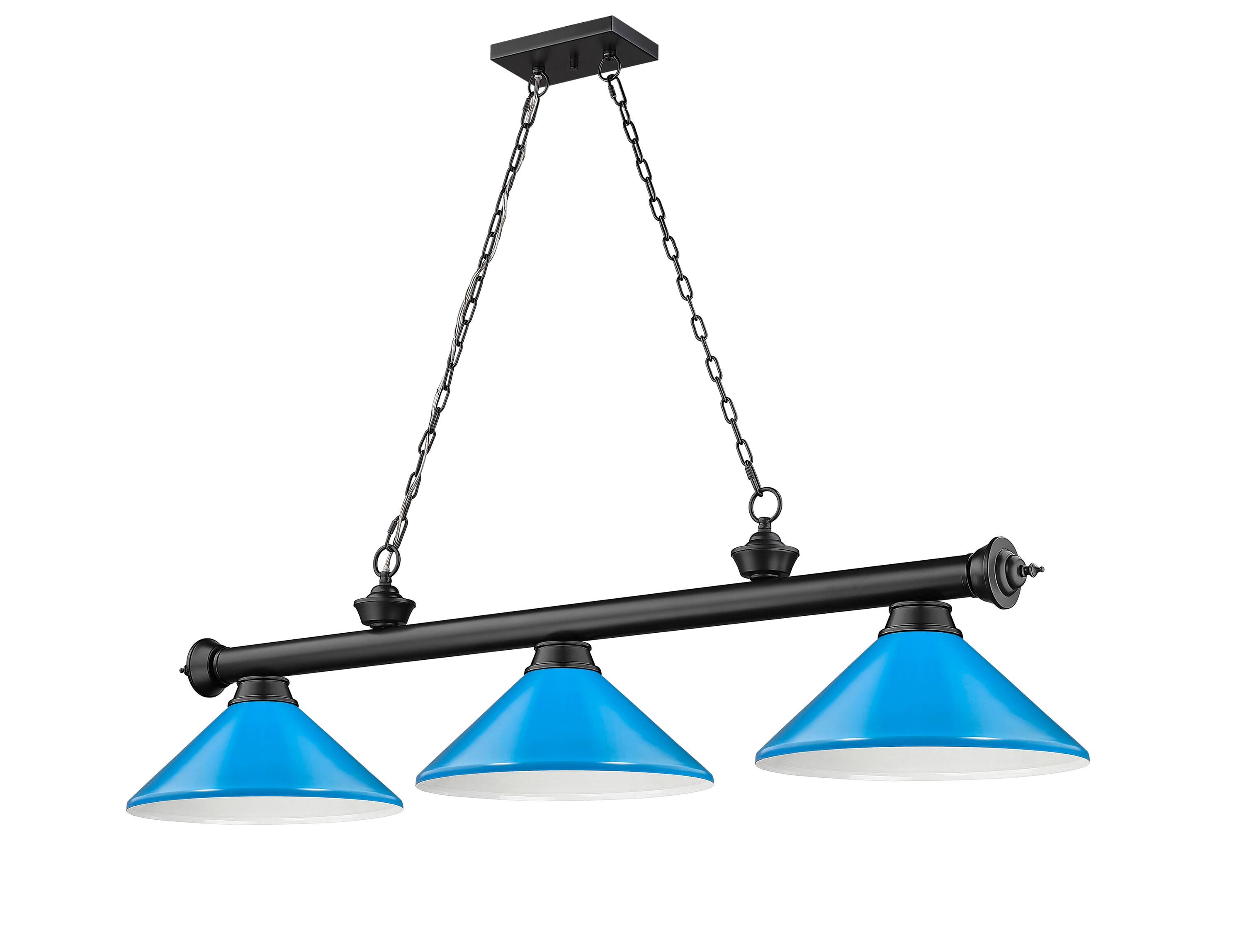 Z-Lite 2306-3MB-MEB Pool-Table-Lighting - View #5
