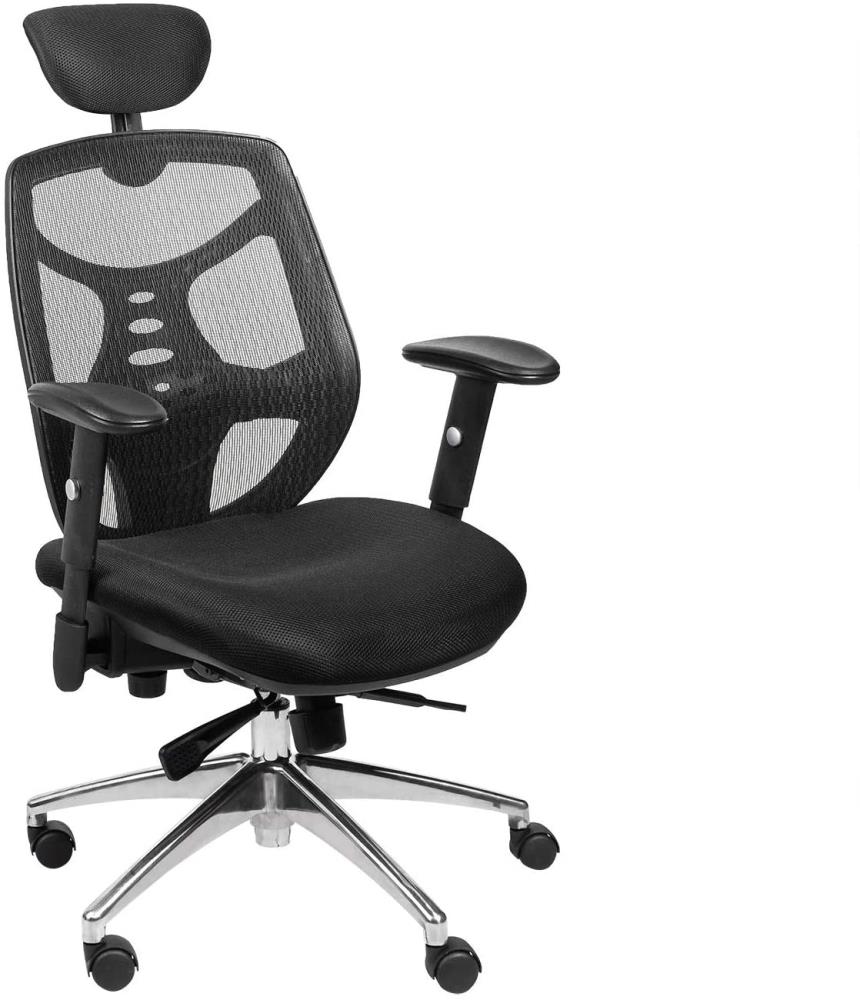 Black Ergonomic Mesh Executive Swivel Computer Desk Office Chair w/ Hanger 