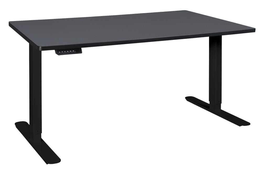 Regency HAD6624GYBK Esteem 24-in Gray Modern/Contemporary Computer Desk