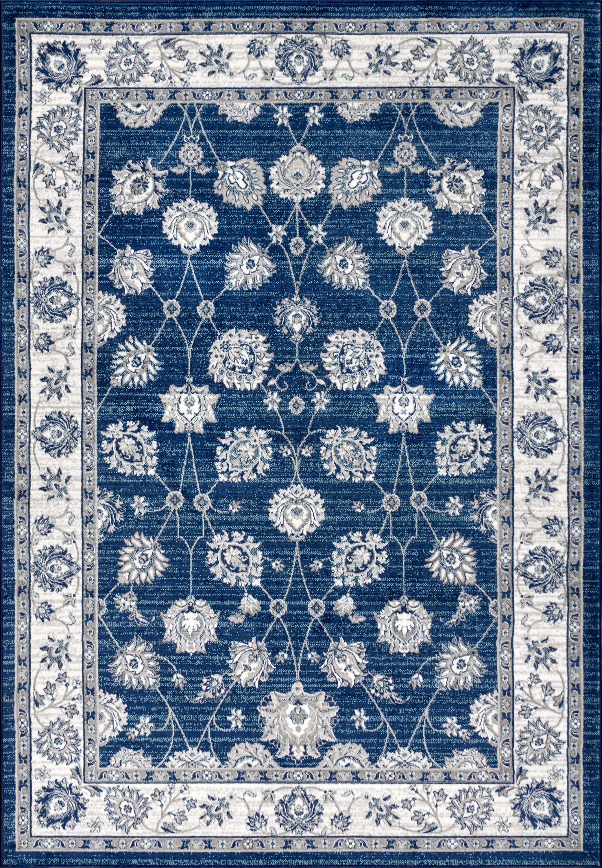 JONATHAN Y MODERN PERSIAN Moroccan Traditional 8 X 10 (ft) Navy/Light ...