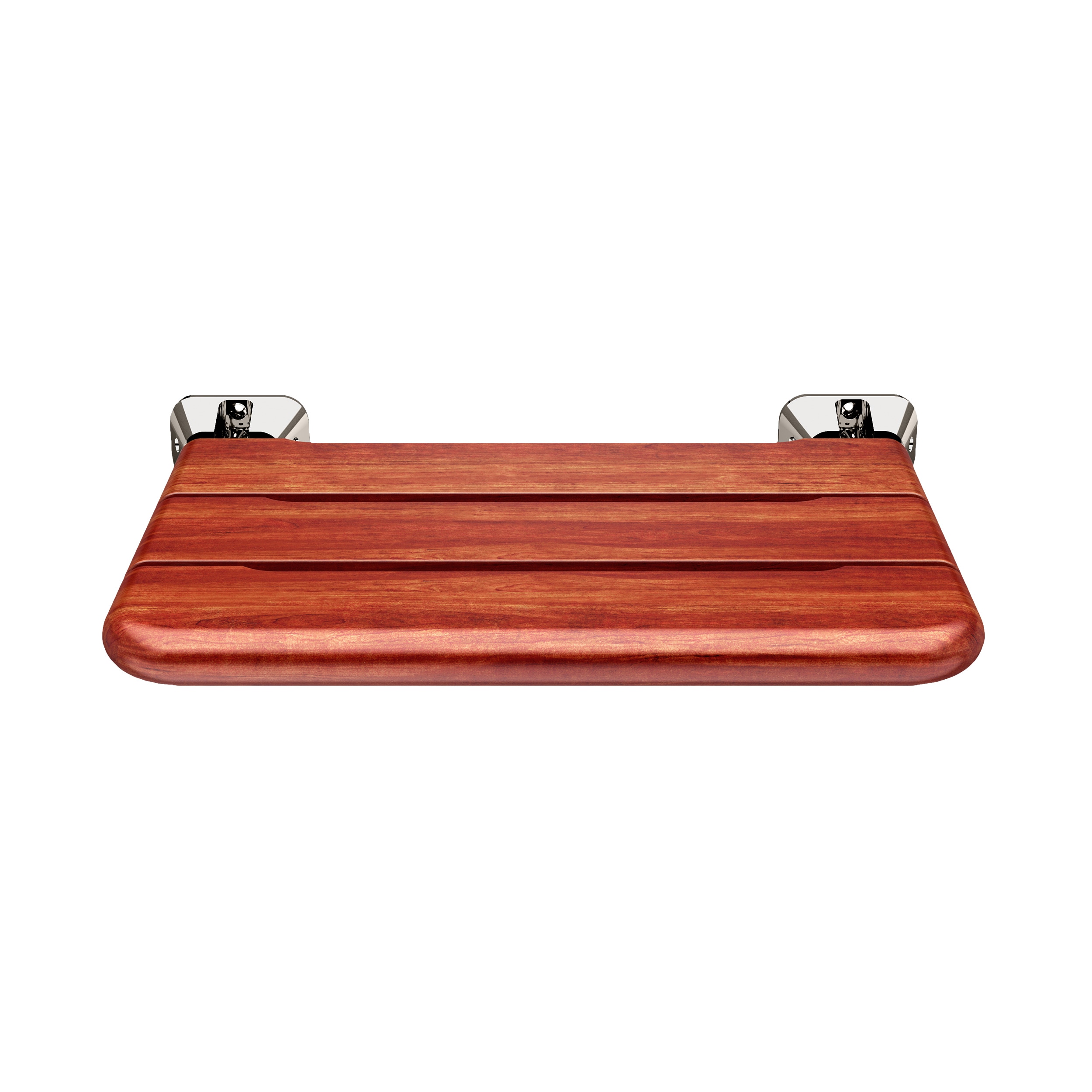 Mr. Steam MSWSEAT-PN Polished Nickel Wood Wall mount Shower seat ADA Compliant