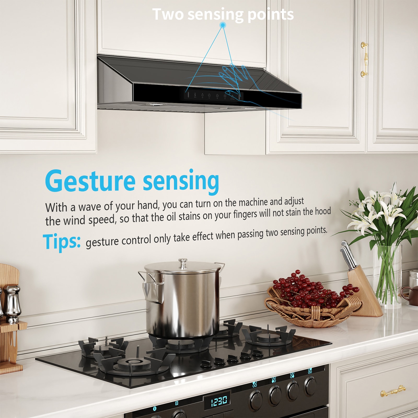 VIKIO VKLC0236BN Undercabinet-Range-Hoods - View #4