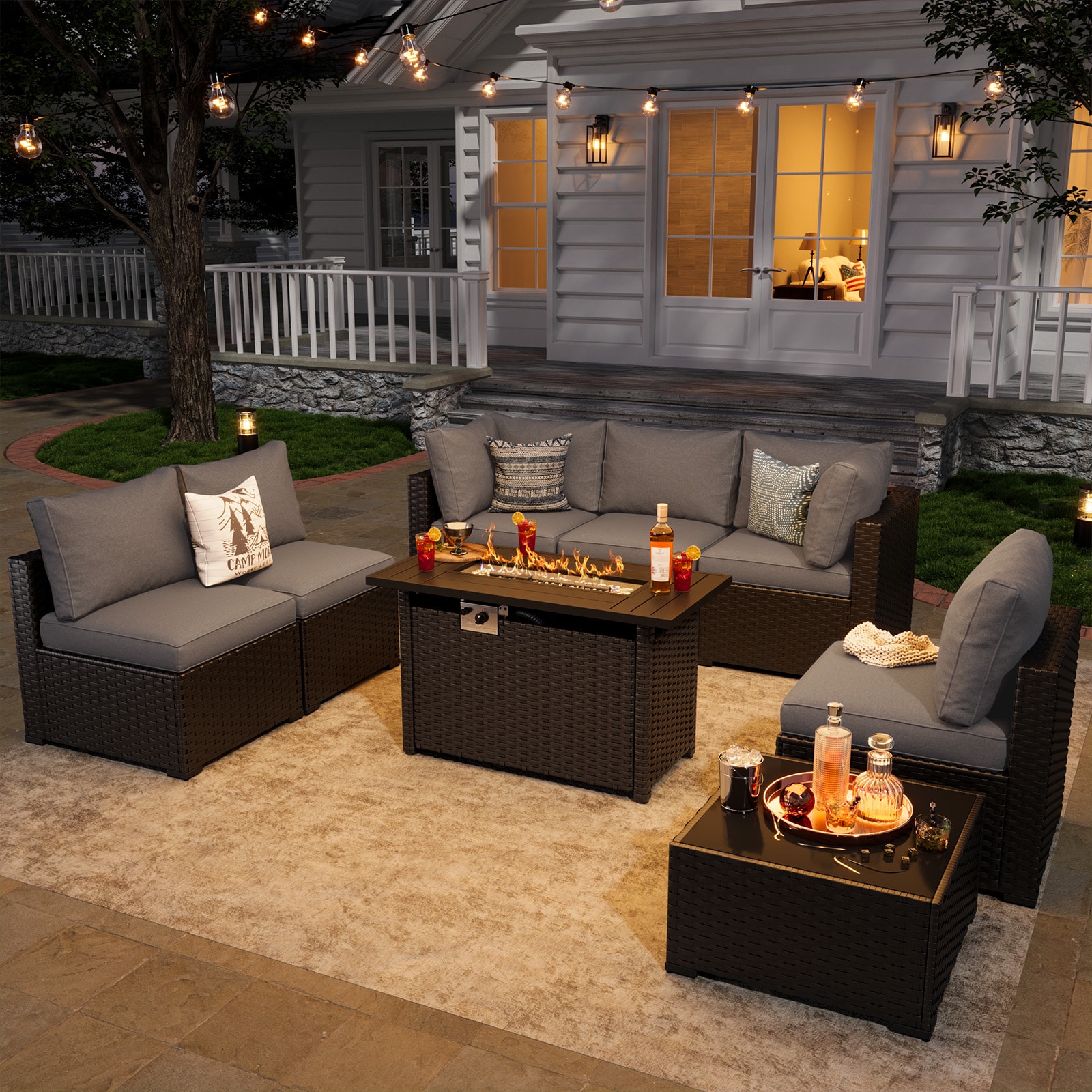 AOXUN PA-120BK05 Patio-Conversation-Sets - View #8