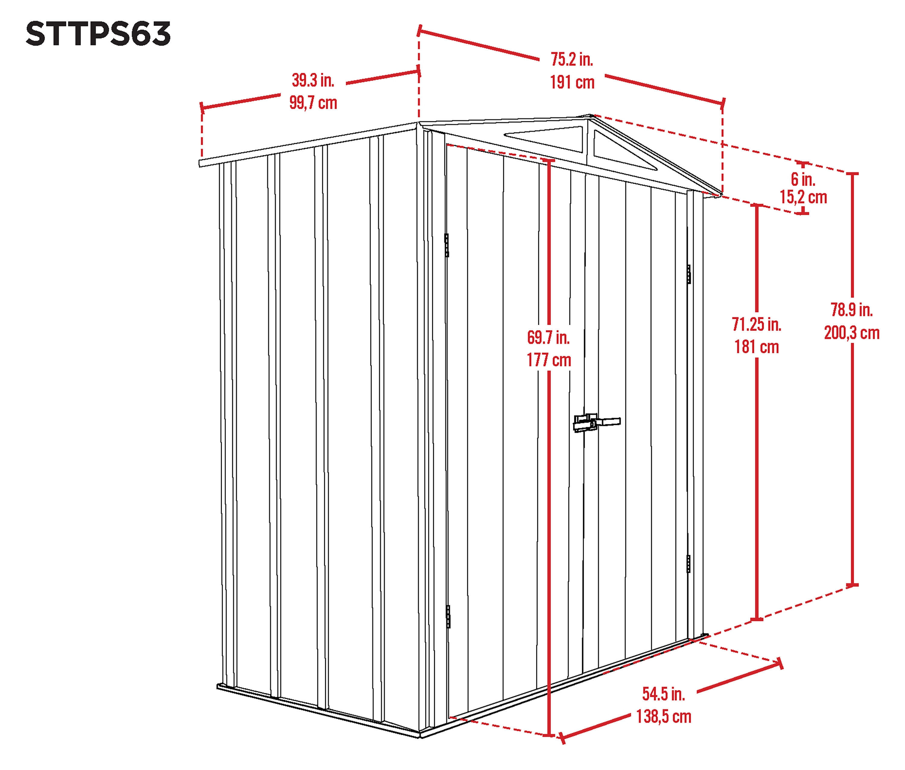 Scotts STTPS63 Metal-Storage-Buildings-Sheds - View #9