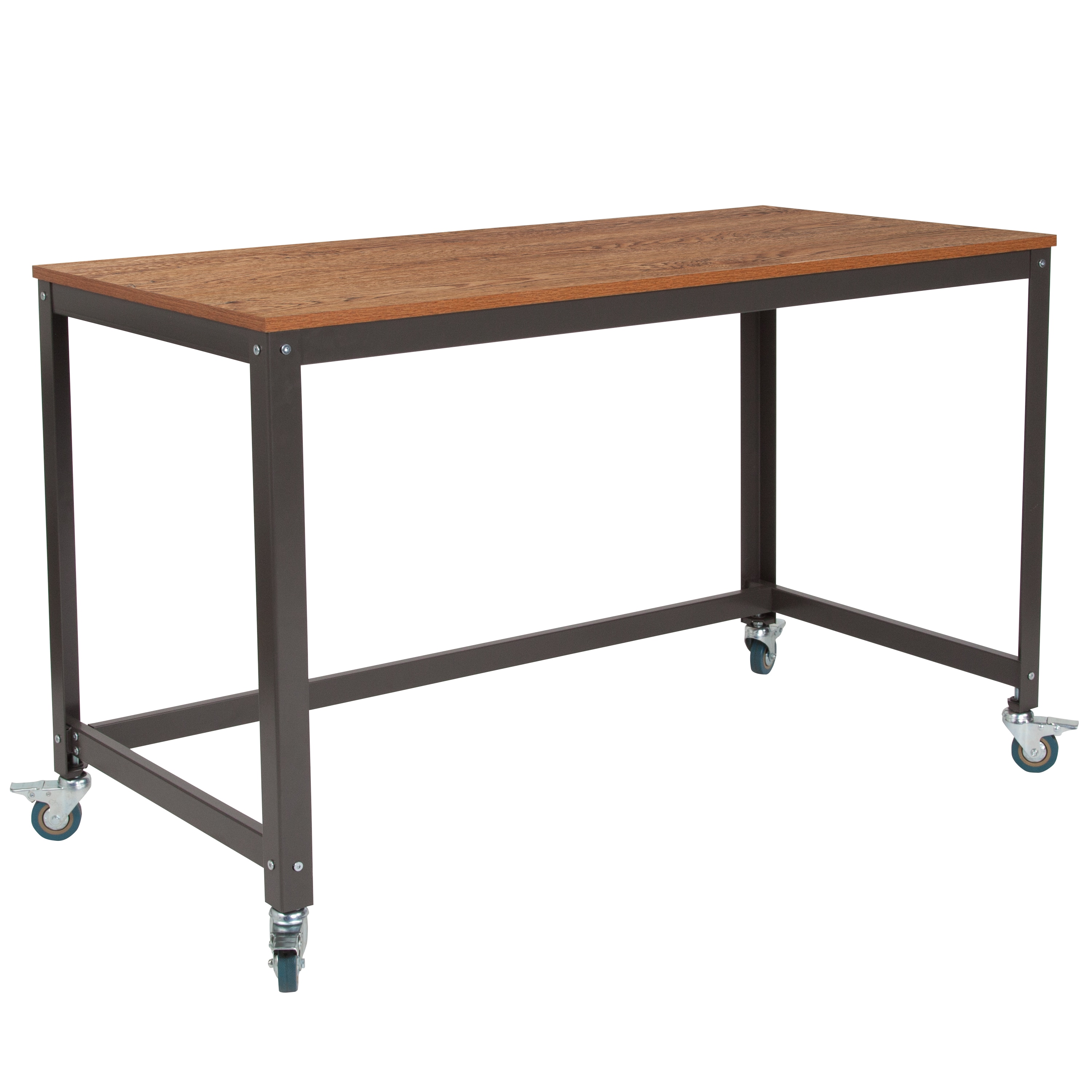 Flash Furniture 889142339144 Livingston 47.25-Inches Brown Modern/Contemporary Computer desk