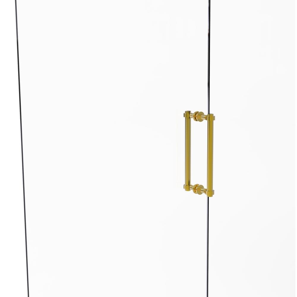 Allied Brass 404-12BB-PB Polished brass 12-Inches Hinged shower door Handle