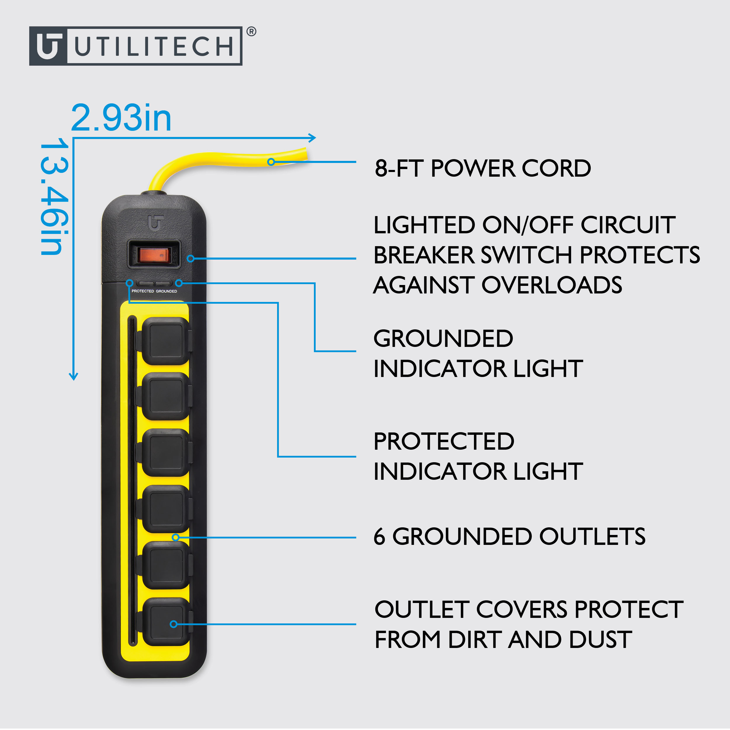 Utilitech LTS-BJ30 Surge-Protectors - View #5