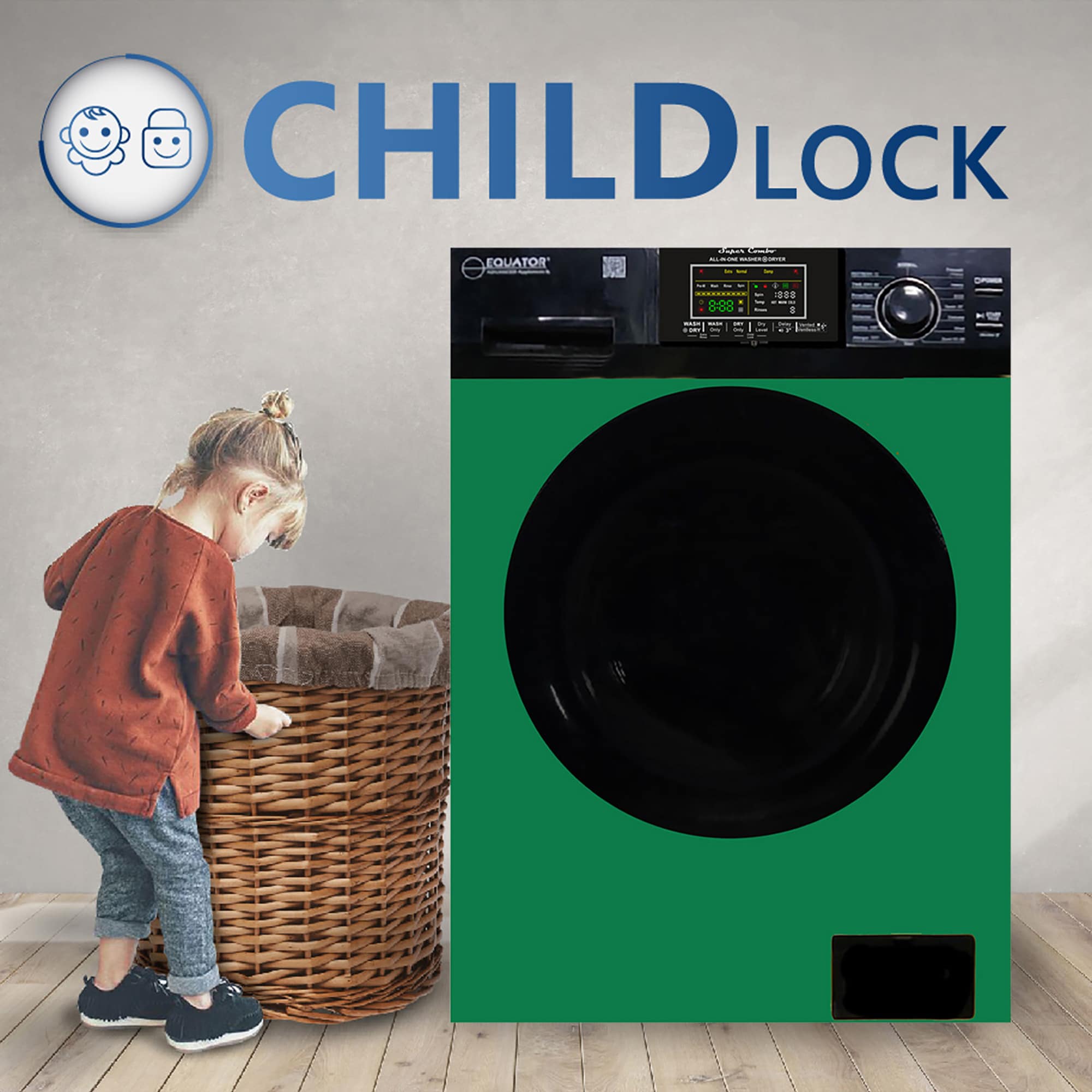 Equator Advanced Appliances EZ 5500 CV GREEN Combination-Washers-Dryers - View #19