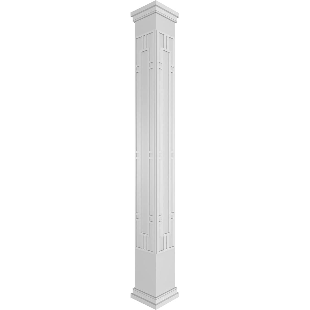 10 Foot Tall Hastings Fretwork Column Wraps at Lowes.com