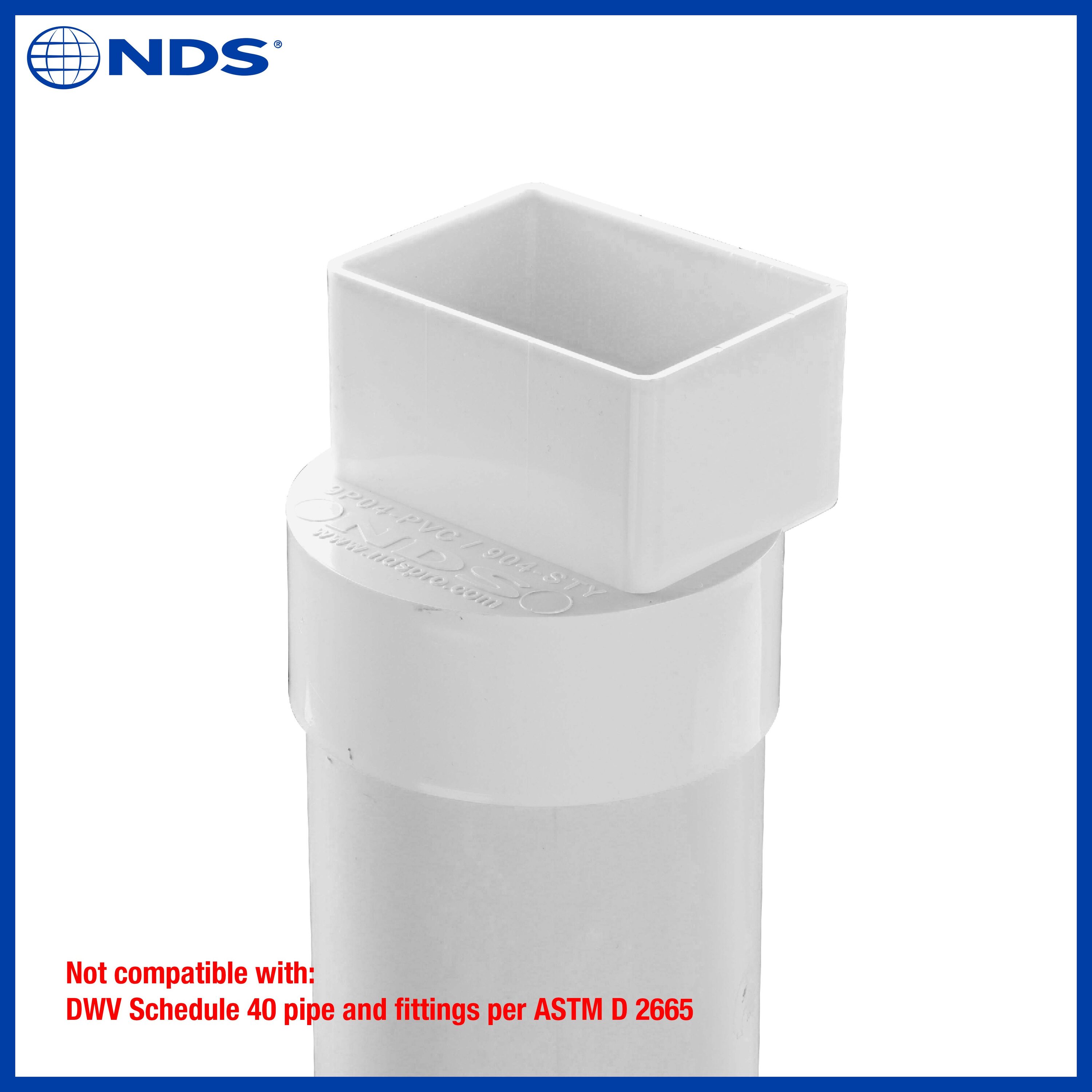 NDS L9P04 Pvc-Sewer-Drain-Fittings - View #4