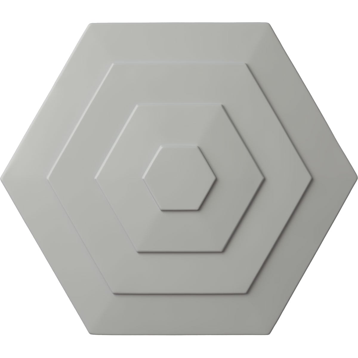 Ekena Millwork CM23WFFRF Woodruff 23.25-in W x 23.25-in L Painted Frost Polyurethane Whole Ceiling Medallion