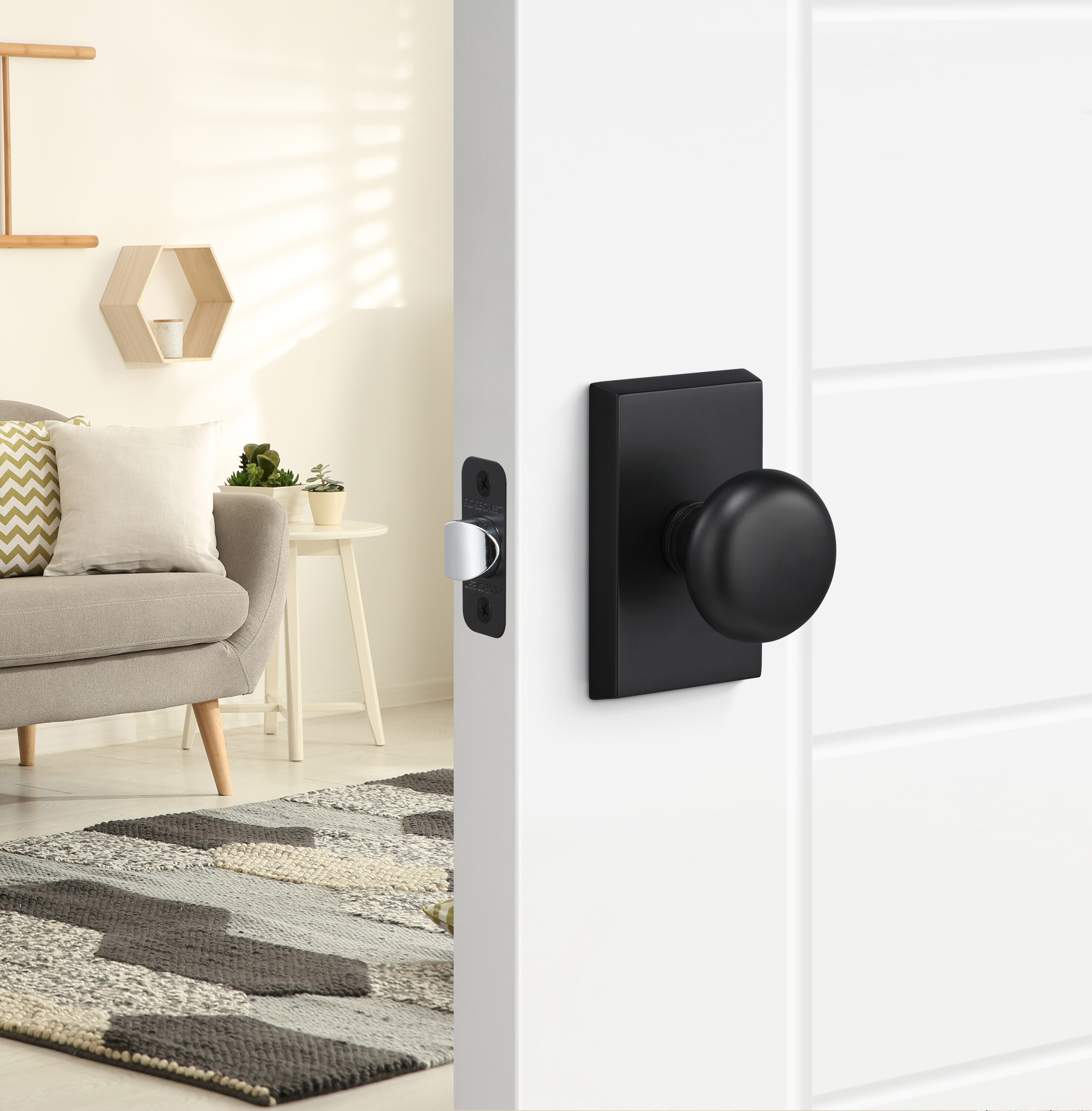 Sure-Loc Hardware OK101 FBL Door-Knobs - View #3