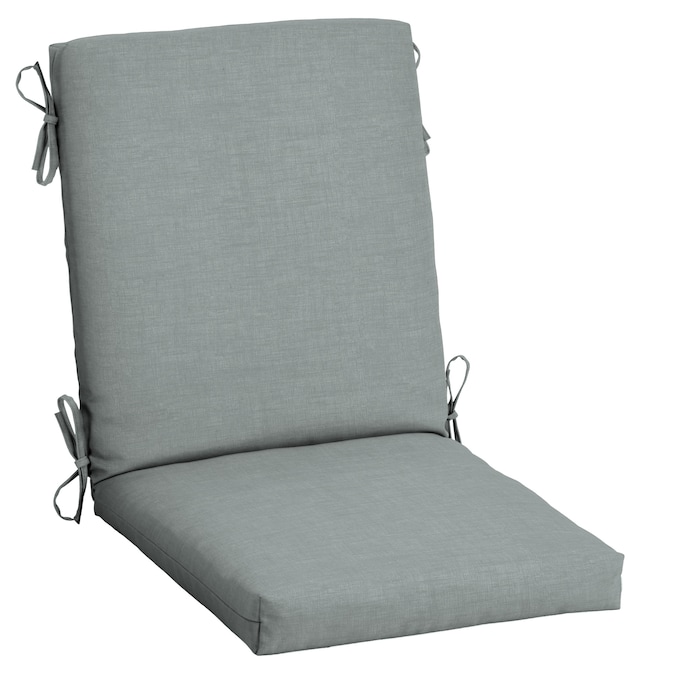 Arden Selections Stone Leala Texture High Back Patio Chair Cushion In The Furniture Cushions Department At Com - Patio Chair Cushions With High Back