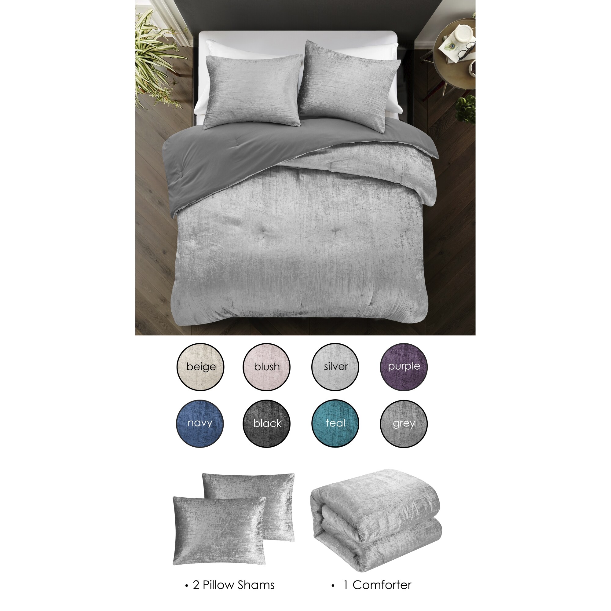 Grace Living GCS365-02SRQ-LS Comforters-And-Bedspreads - View #3