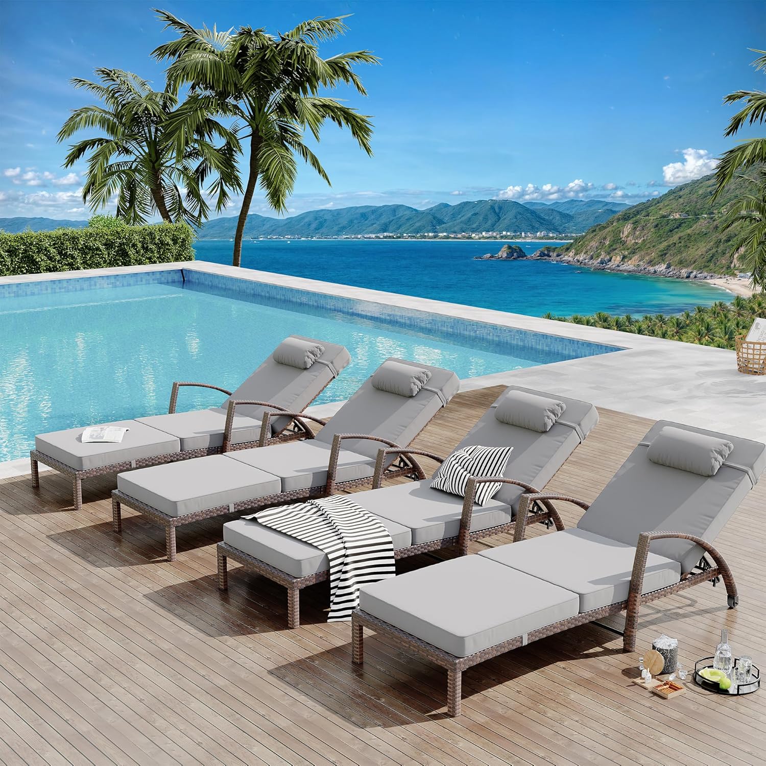 Qeetex LHF-DYQ-PPG-339D4PFX Patio-Dining-Sets - View #4