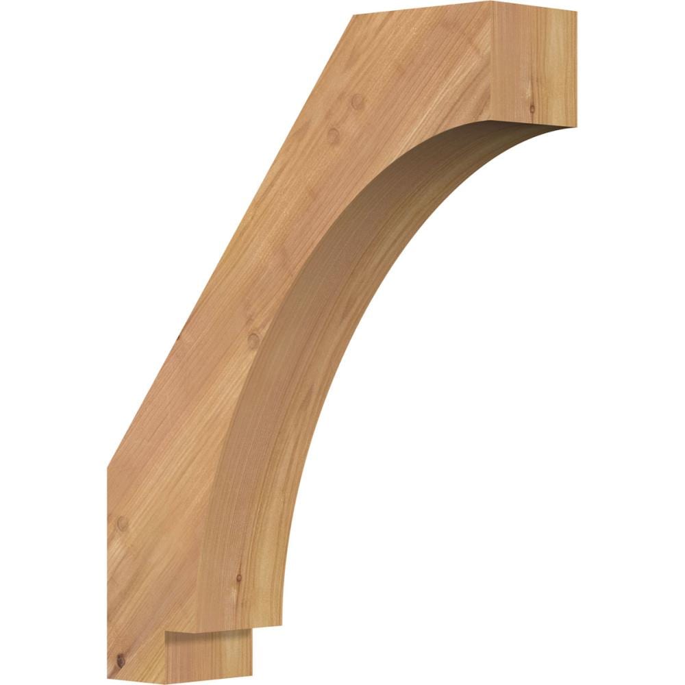 Ekena Millwork BRC04X14X18IMP00SWR 3-1/2-in x 14-in x 18-in Western Red Cedar Unfinished Wood Imperial smooth