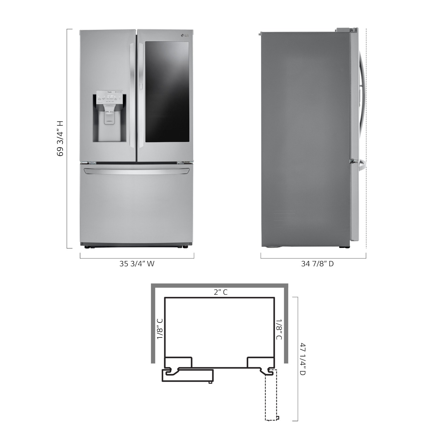 LG LFXS26596S French-Door-Refrigerators - View #22