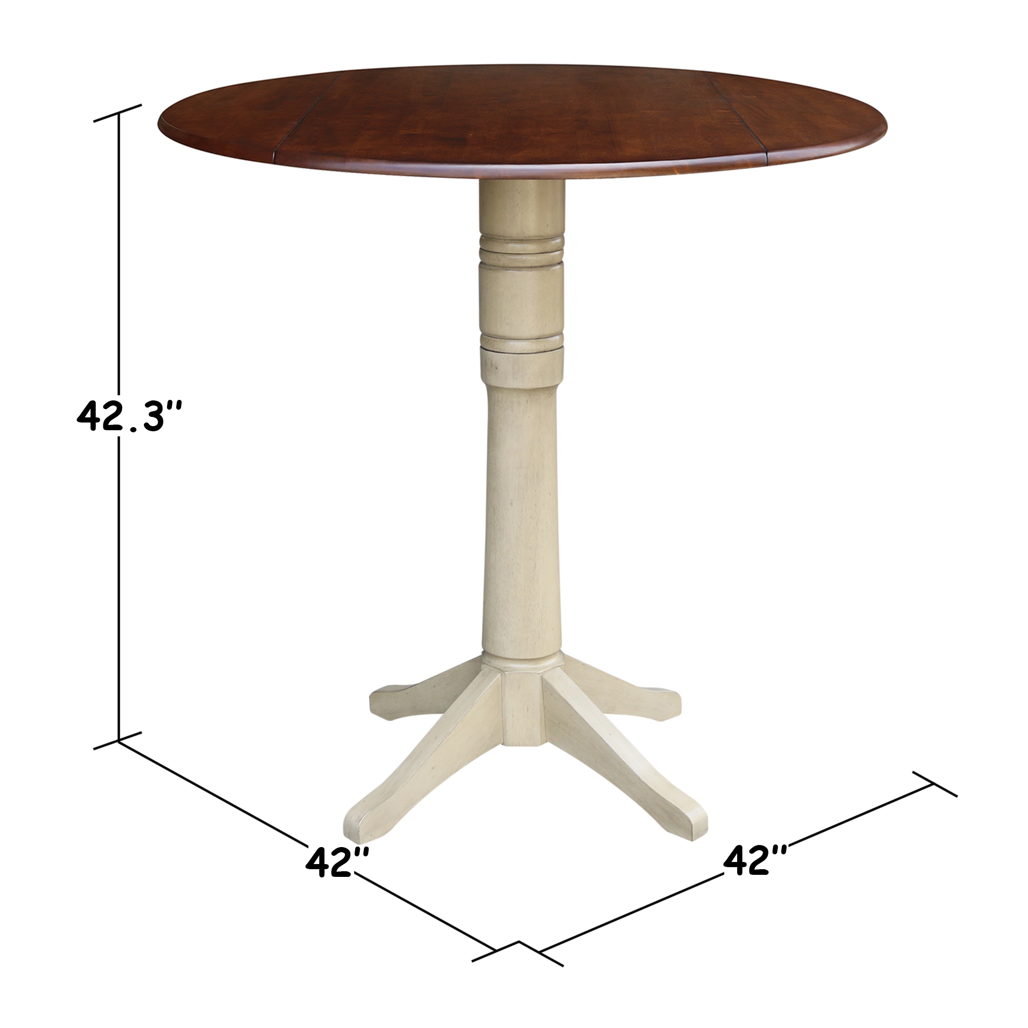 International Concepts K12-42DPT-27B-6B-2 Dining-Tables - View #8