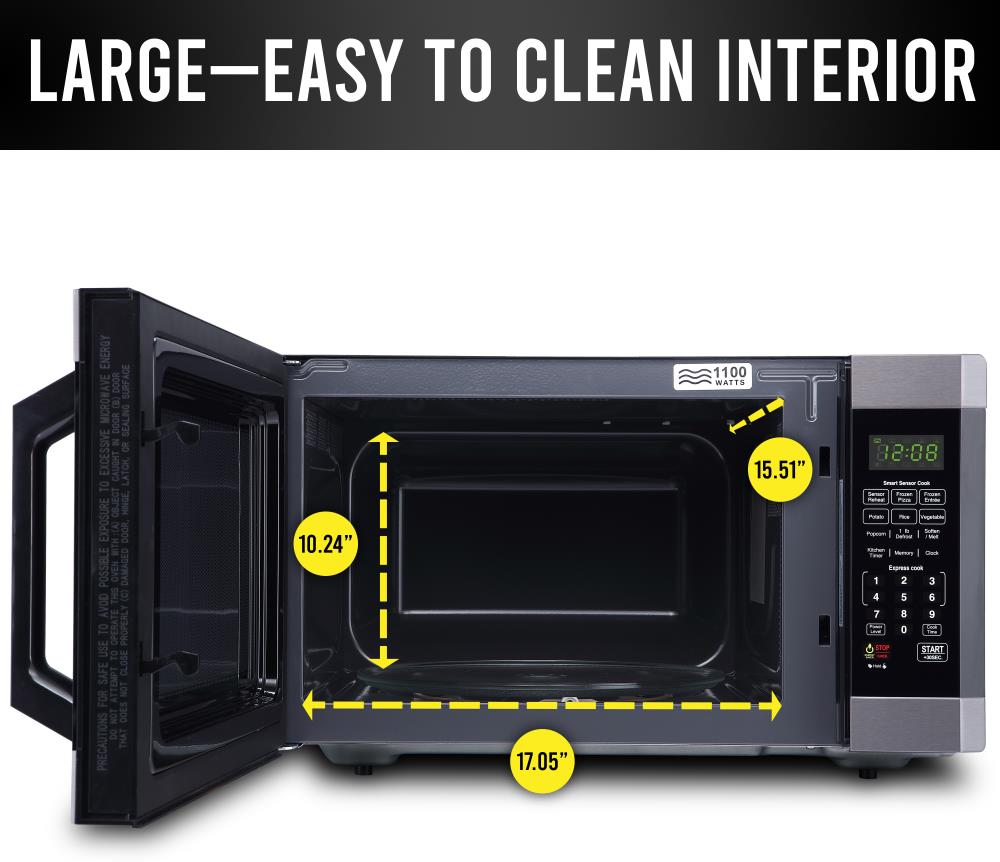 Sharp® 1.6 Cu. Ft. Stainless Steel Countertop Microwave, Fred's Appliance