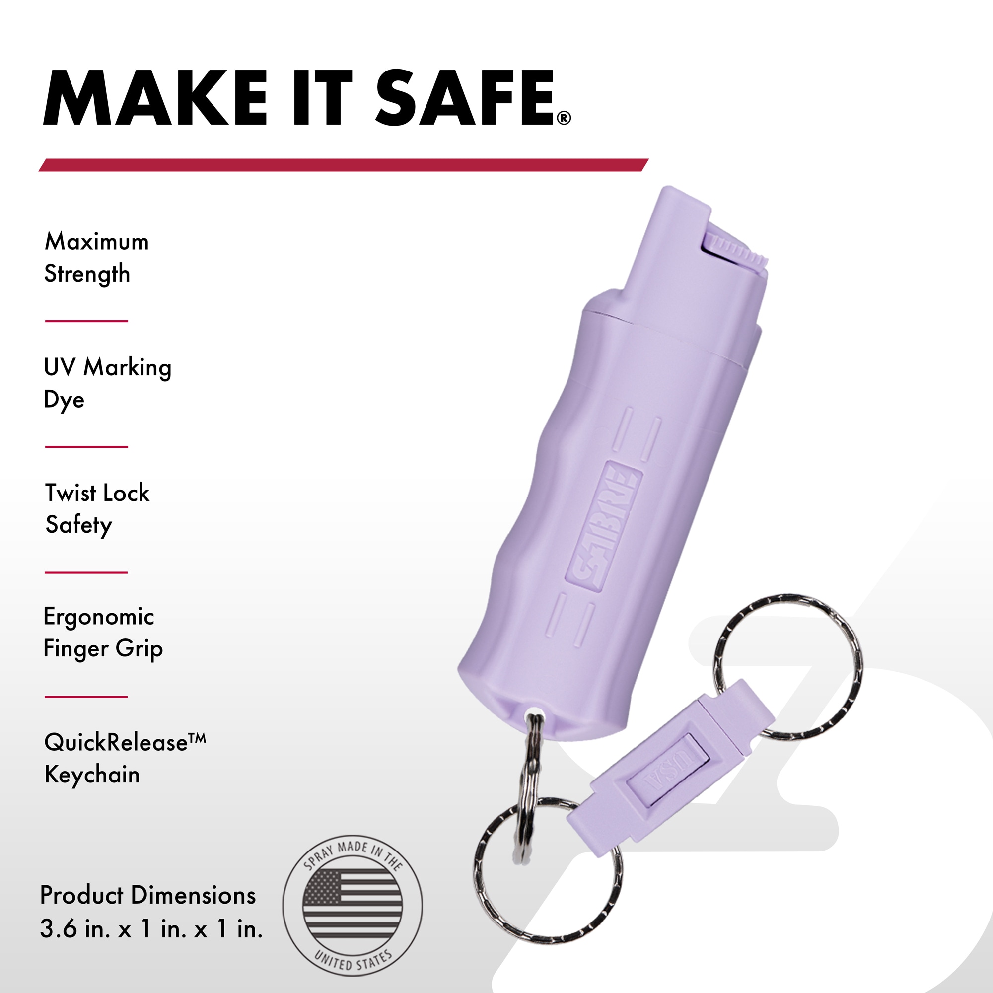 SABRE HC-BKLV-01 Pepper-Spray - View #2