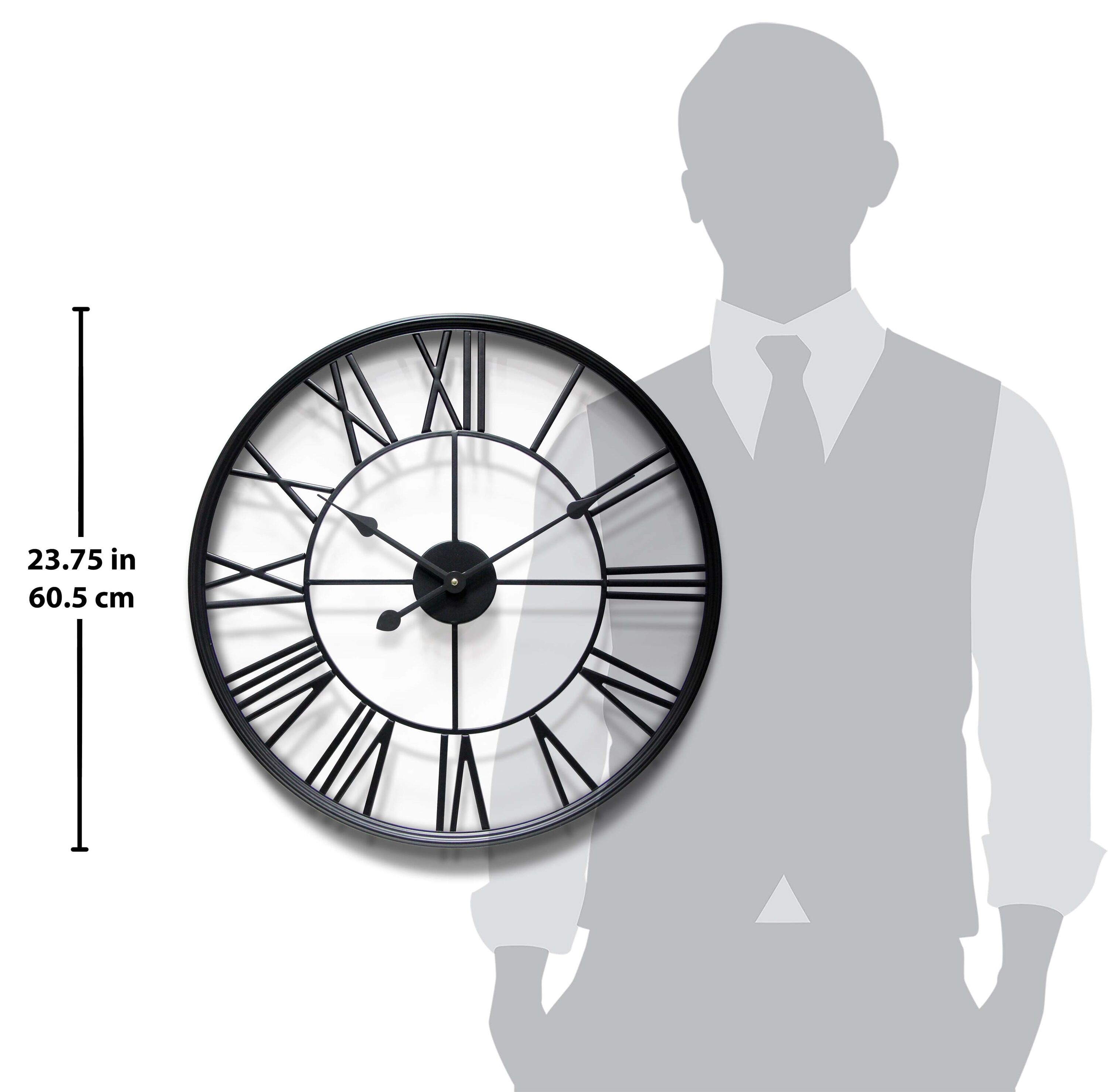 Infinity Instruments 20210BK Indoor-Outdoor-Clocks - View #5
