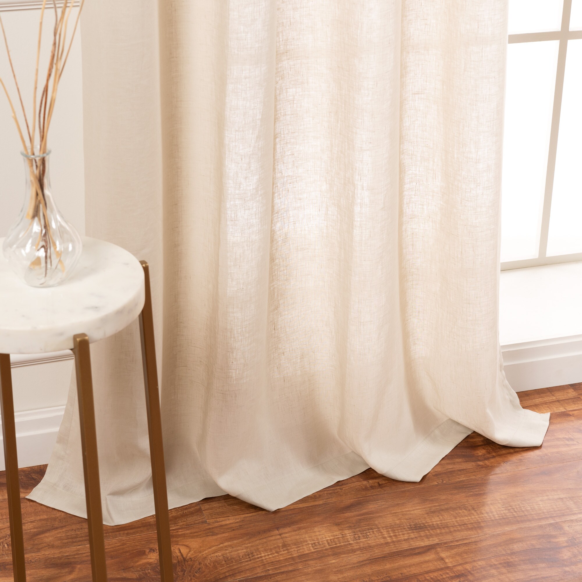 Best Home Fashion YK-03-GS-LN-96-NATUR curtains - View #4