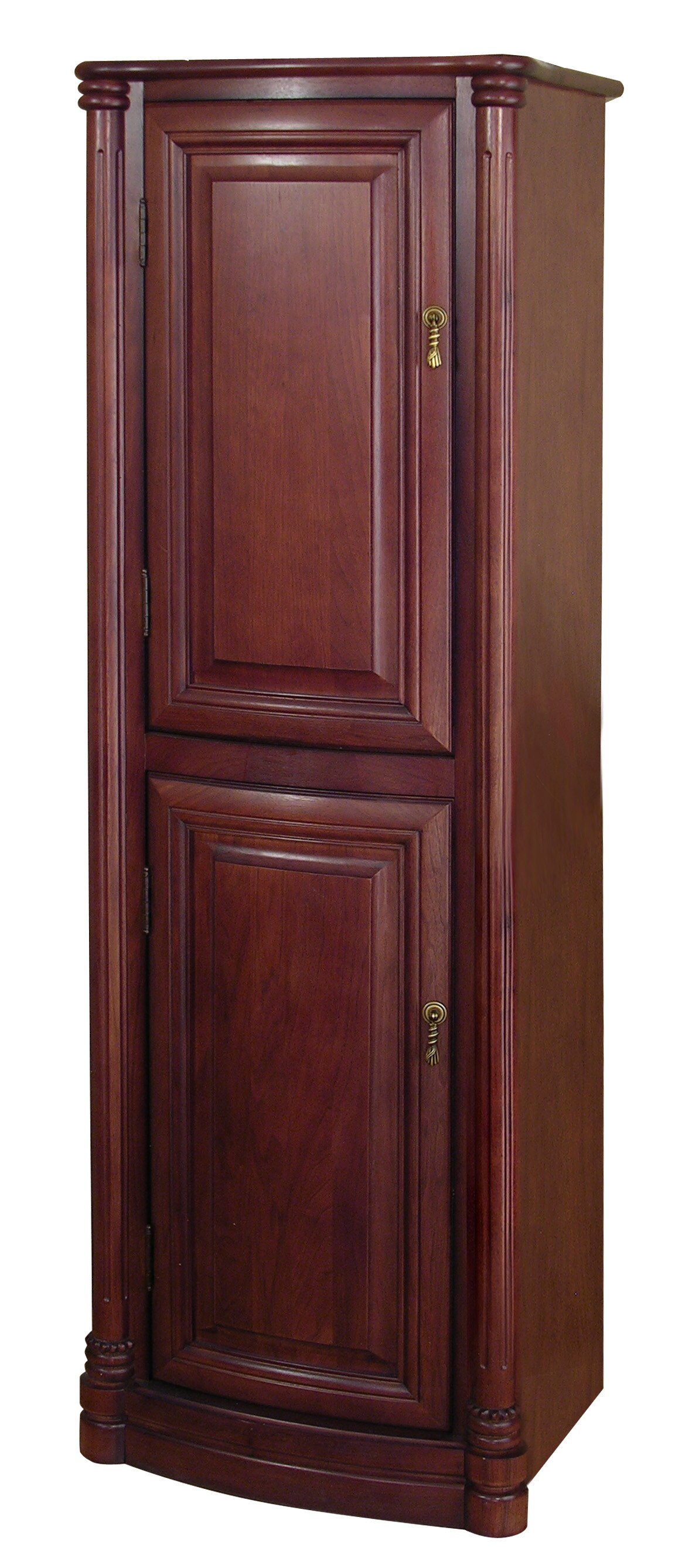 Foremost WIS1754 Wingate 17.5-in W x 54-in H x 14-in D Cherry Particleboard Freestanding Linen Cabinet