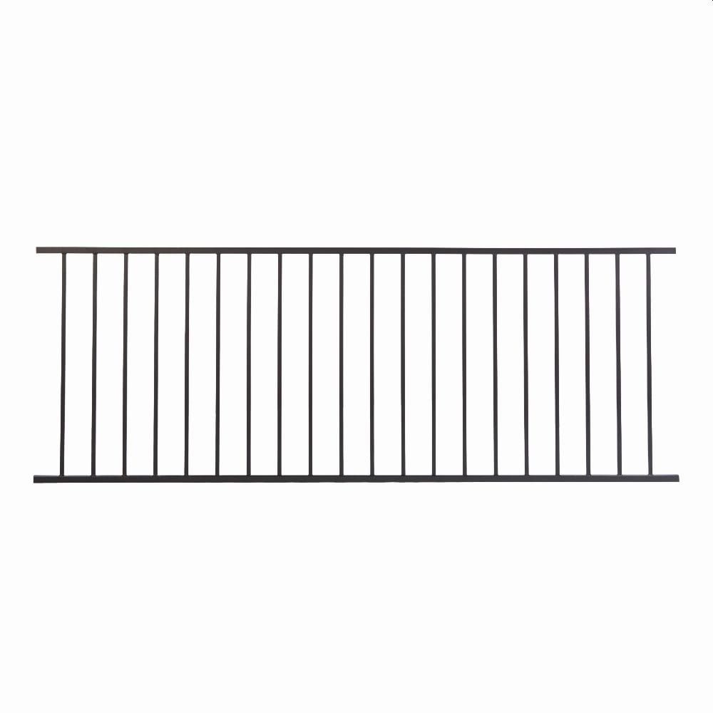 Fortress Building Products 53140948 8-ft x 40-in Black Sand Metal Deck Rail Kit